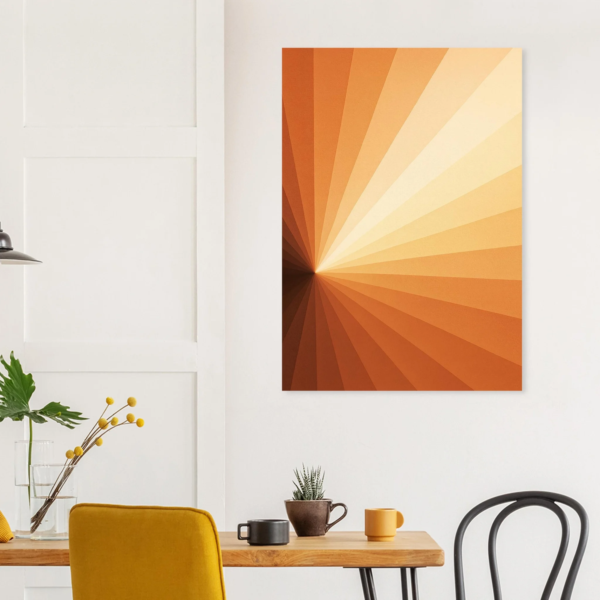 US Giclée Print Poster SOLAR AMBER. Fine Art Wall Art with Archival Quality. Printed, packaged, and shipped in the US. Exclusive ColorVanta design.