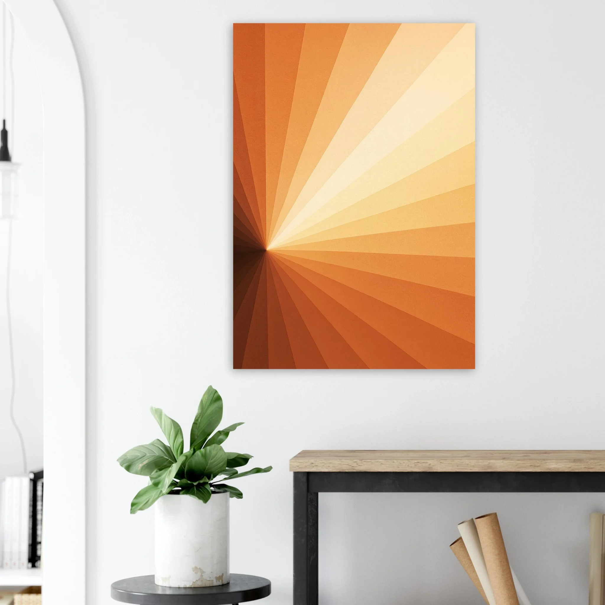 US Giclée Print Poster SOLAR AMBER. Fine Art Wall Art with Archival Quality. Printed, packaged, and shipped in the US. Exclusive ColorVanta design.