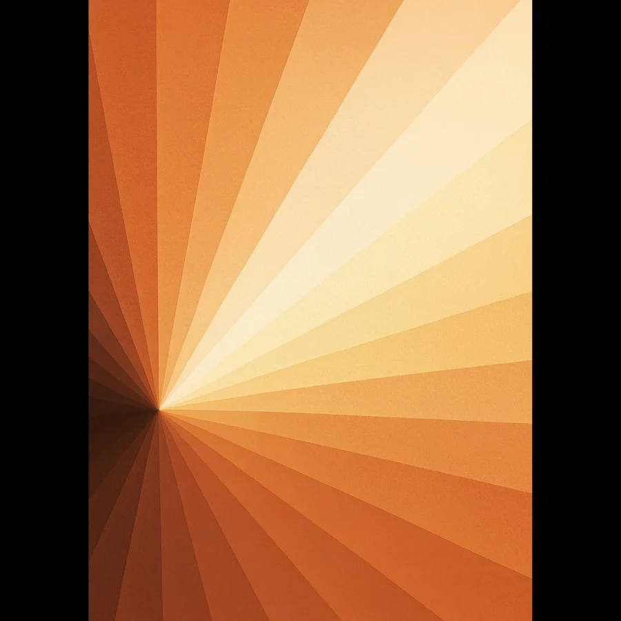 US Giclée Print Poster SOLAR AMBER. Fine Art Wall Art with Archival Quality. Printed, packaged, and shipped in the US. Exclusive ColorVanta design.