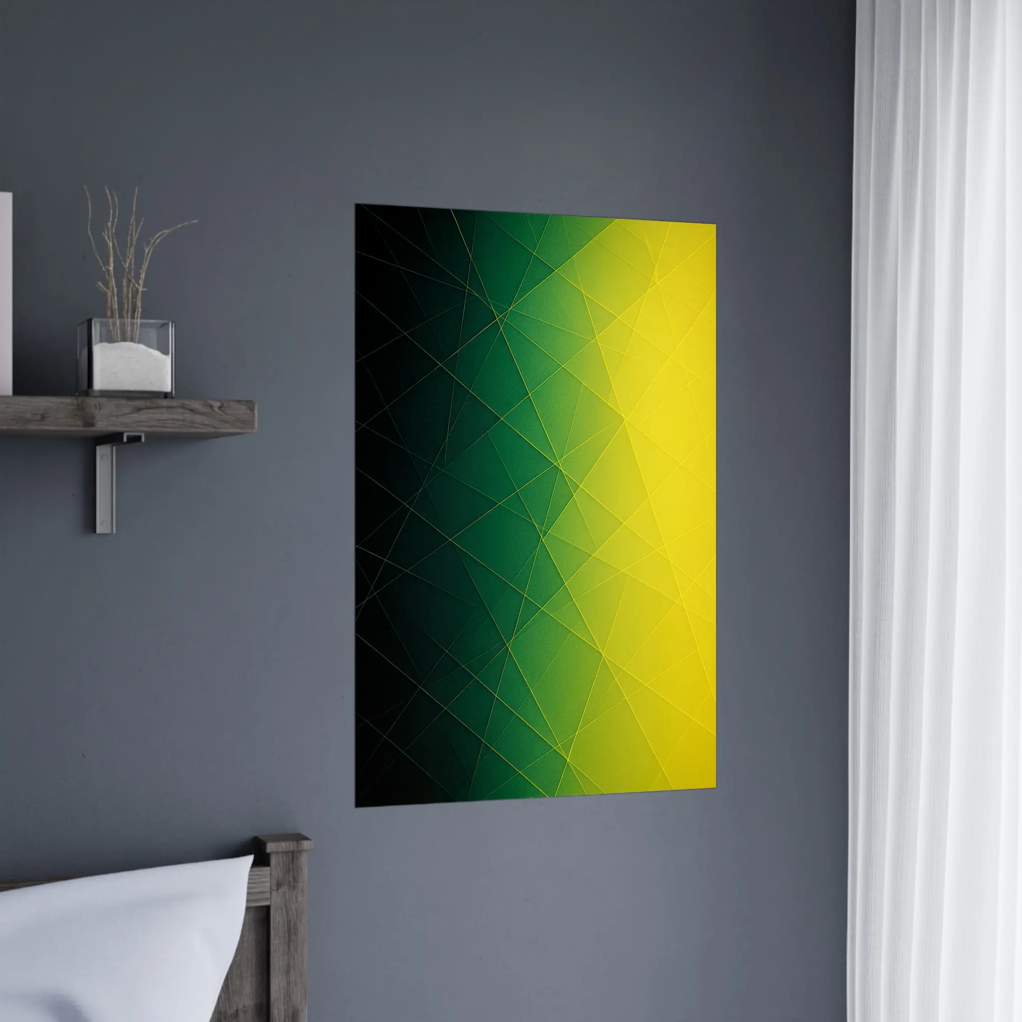 US Giclée Print Poster SUNWAVE. Fine Art Wall Art with Archival Quality. Printed, packaged, and shipped in the US. Exclusive ColorVanta design.