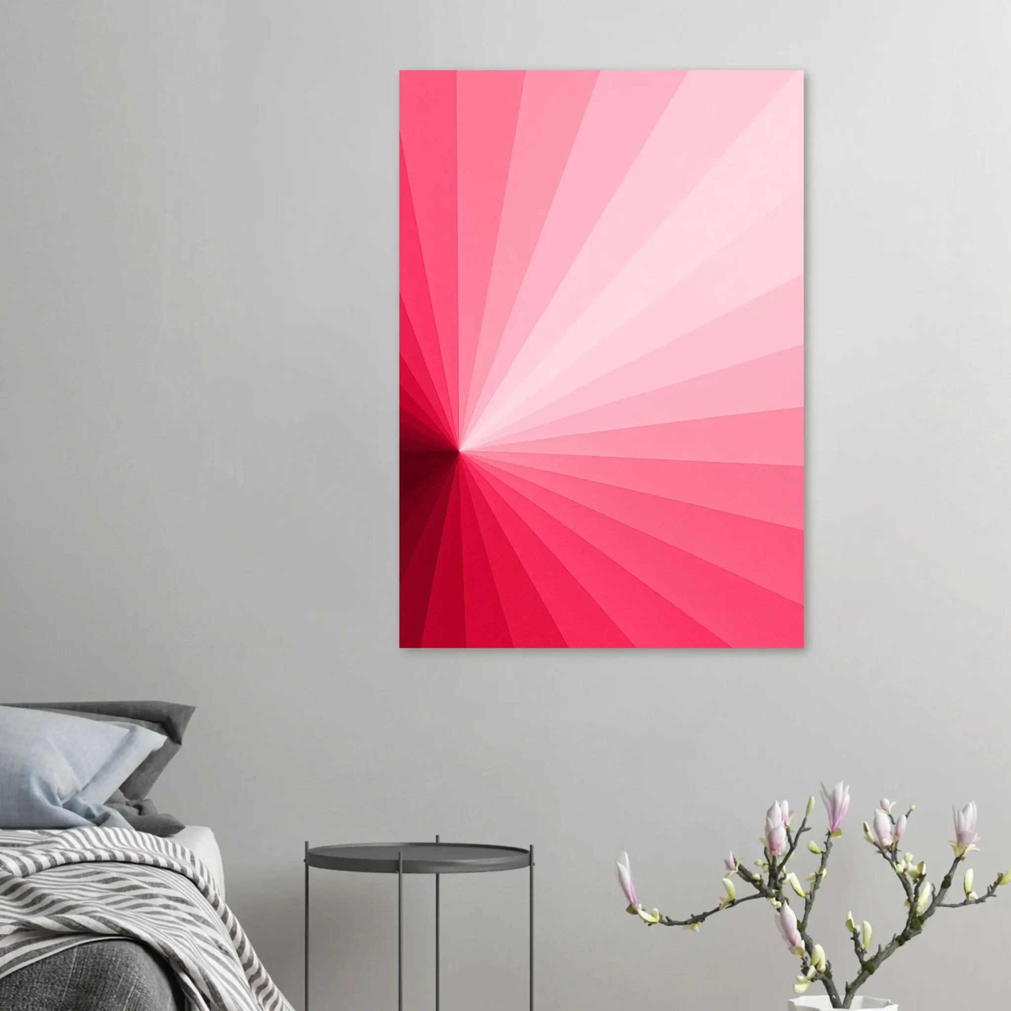 US Giclée Print Poster BLUSH VECTOR. Fine Art Wall Art with Archival Quality. Printed, packaged, and shipped in the US. Exclusive ColorVanta design.