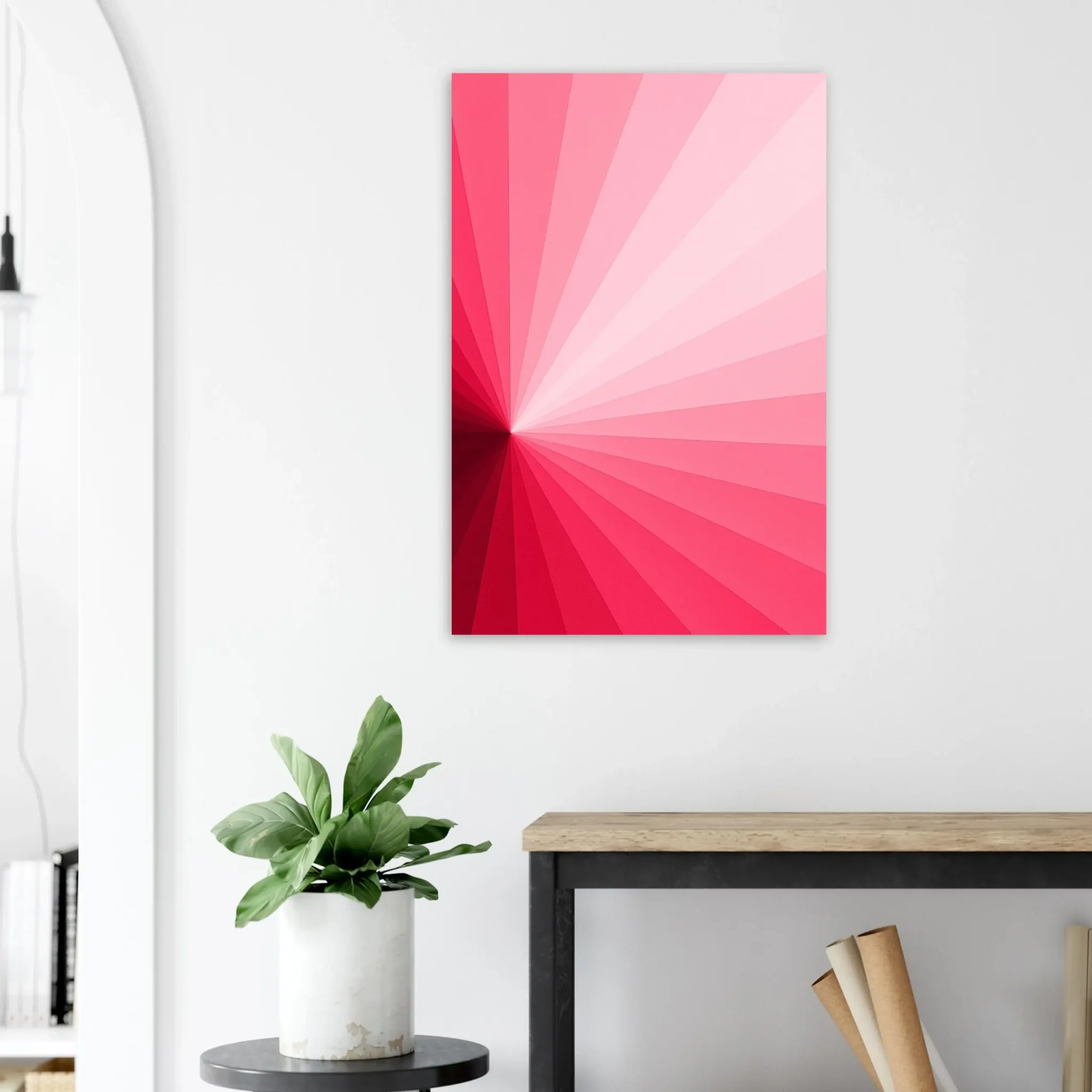 US Giclée Print Poster BLUSH VECTOR. Fine Art Wall Art with Archival Quality. Printed, packaged, and shipped in the US. Exclusive ColorVanta design.