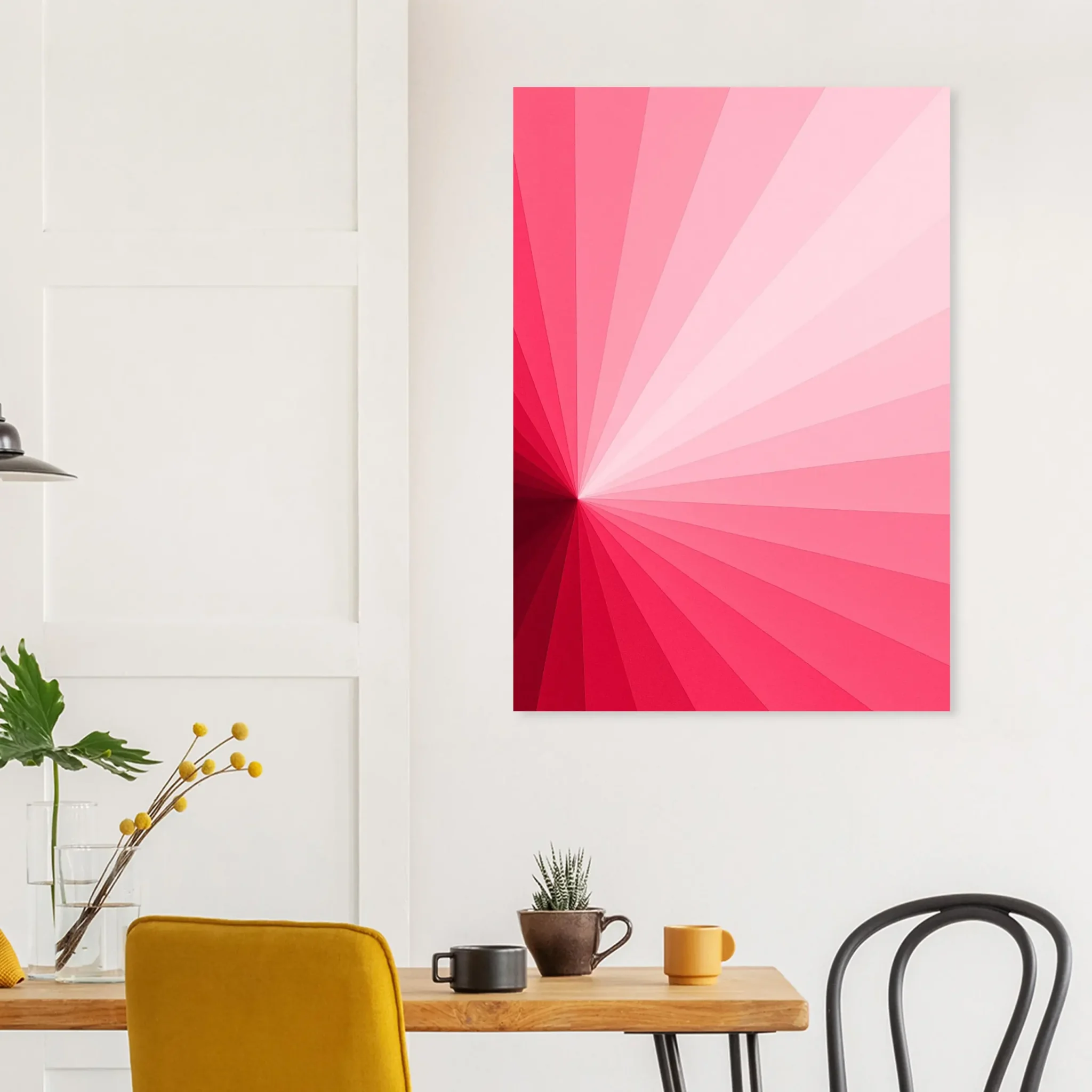 US Giclée Print Poster BLUSH VECTOR. Fine Art Wall Art with Archival Quality. Printed, packaged, and shipped in the US. Exclusive ColorVanta design.