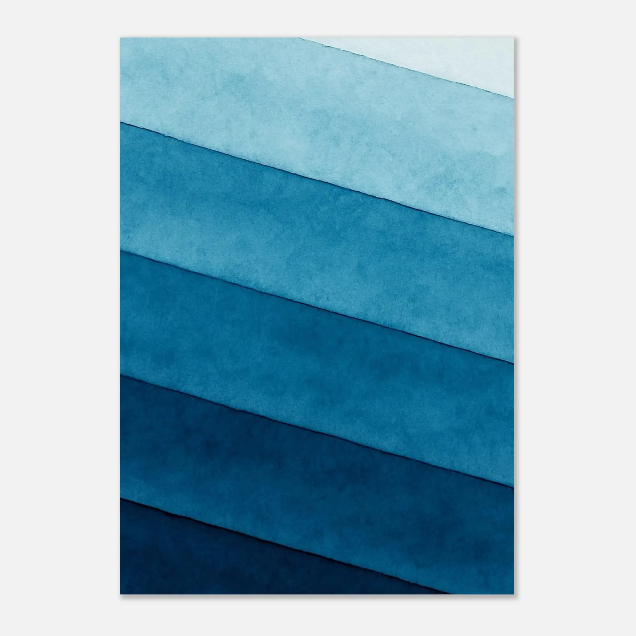 US Giclée Print Poster CIRCADIAN BLUE. Fine Art Wall Art with Archival Quality. Printed, packaged, and shipped in the US. Exclusive ColorVanta design.