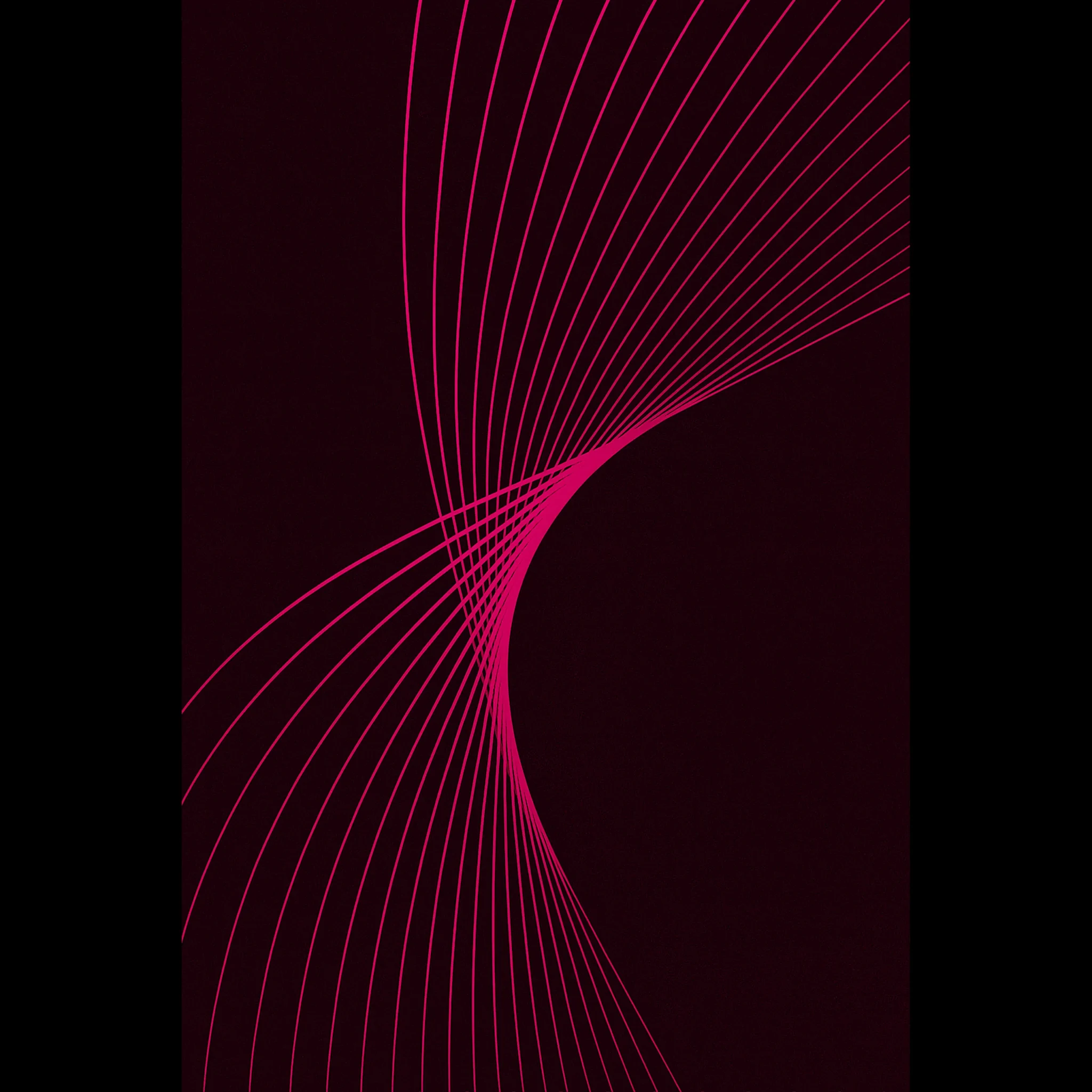US Giclée Print Poster DEEP PINK FLUX. Fine Art Wall Art with Archival Quality. Printed, packaged, and shipped in the US. Exclusive ColorVanta design.