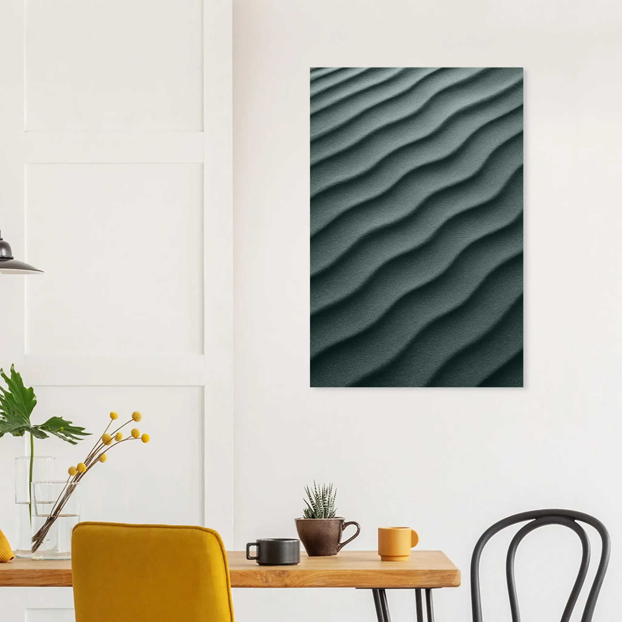 US Giclée Print Poster DUNE OF AZURE GRAY. Fine Art Wall Art with Archival Quality. Exclusive ColorVanta design.