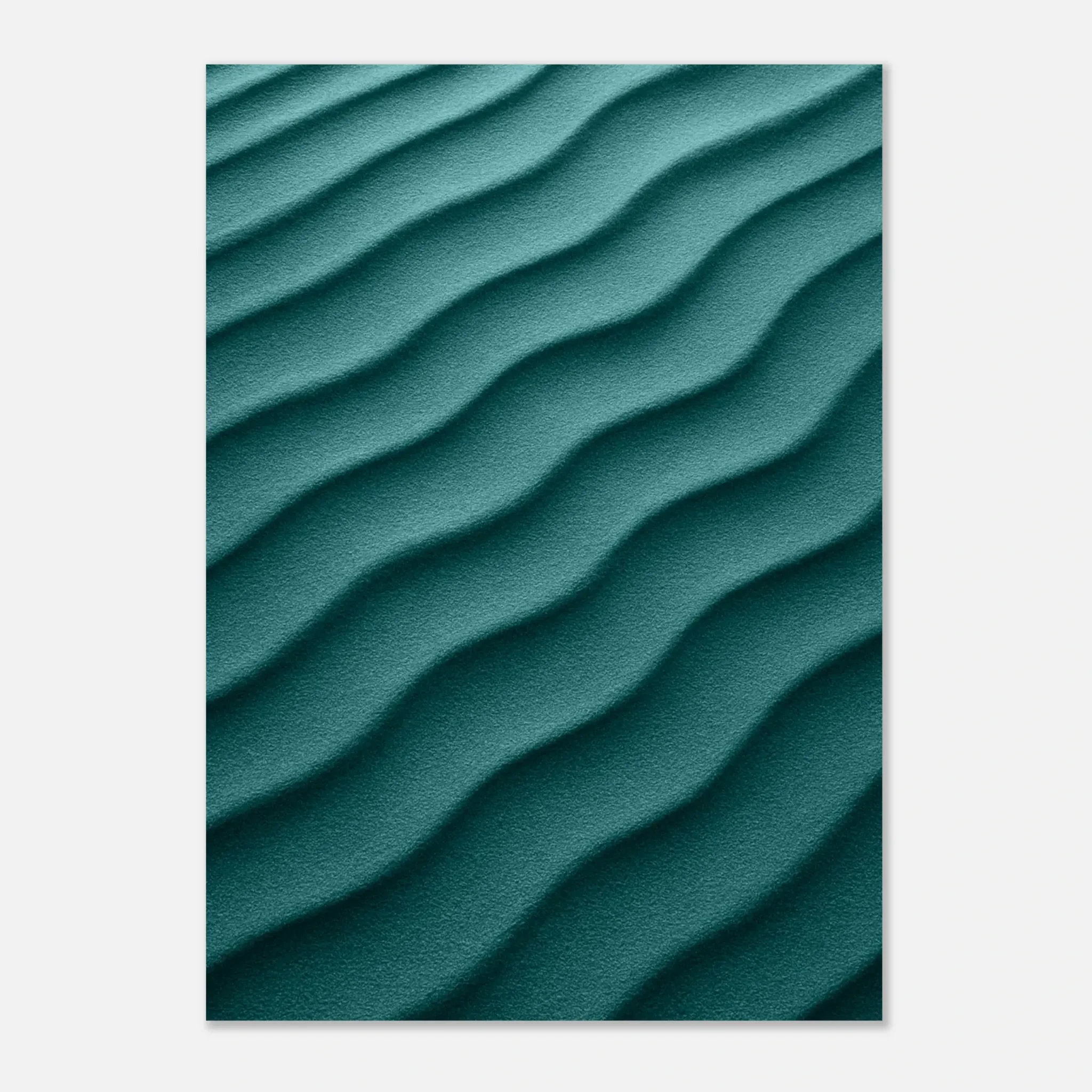 US Giclée Print Poster DUNE OF CADET BLUE. Fine Art Wall Art with Archival Quality. Printed, packaged, and shipped in the US. Exclusive ColorVanta design.