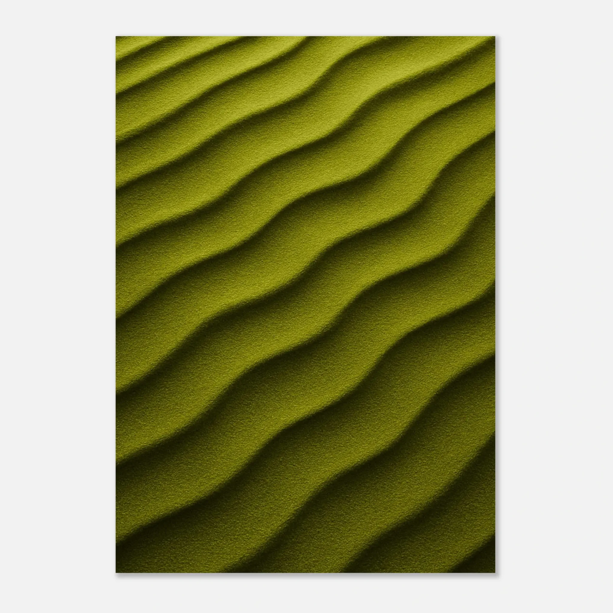 US Giclée Print Poster DUNE OF OLIVE. Fine Art Wall Art with Archival Quality. Printed, packaged, and shipped in the US. Exclusive ColorVanta design.
