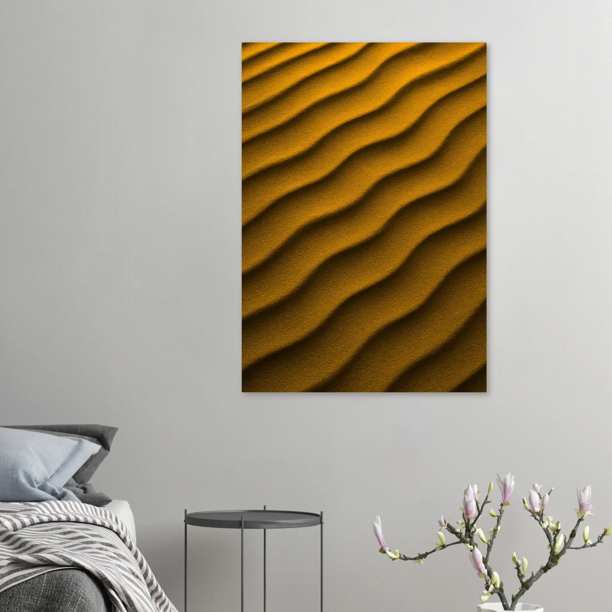 US Giclée Print Poster DUNE OF ORANGE. Fine Art Wall Art with Archival Quality. Printed, packaged, and shipped in the US. Exclusive ColorVanta design.