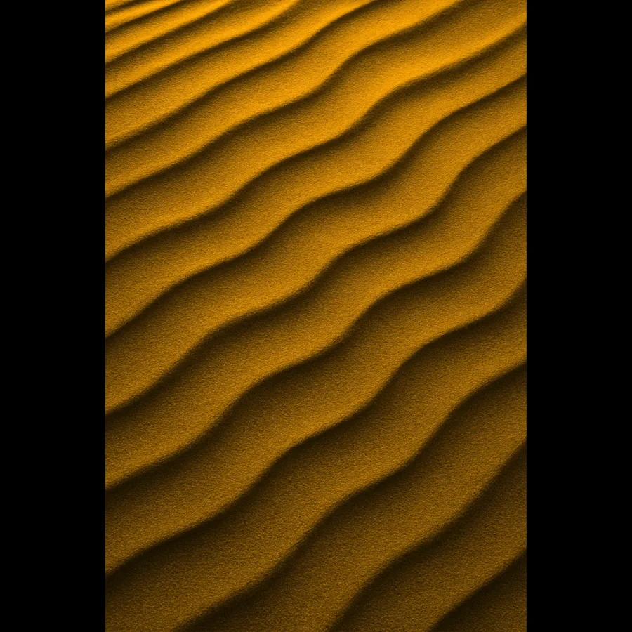 US Giclée Print Poster DUNE OF ORANGE. Fine Art Wall Art with Archival Quality. Printed, packaged, and shipped in the US. Exclusive ColorVanta design.
