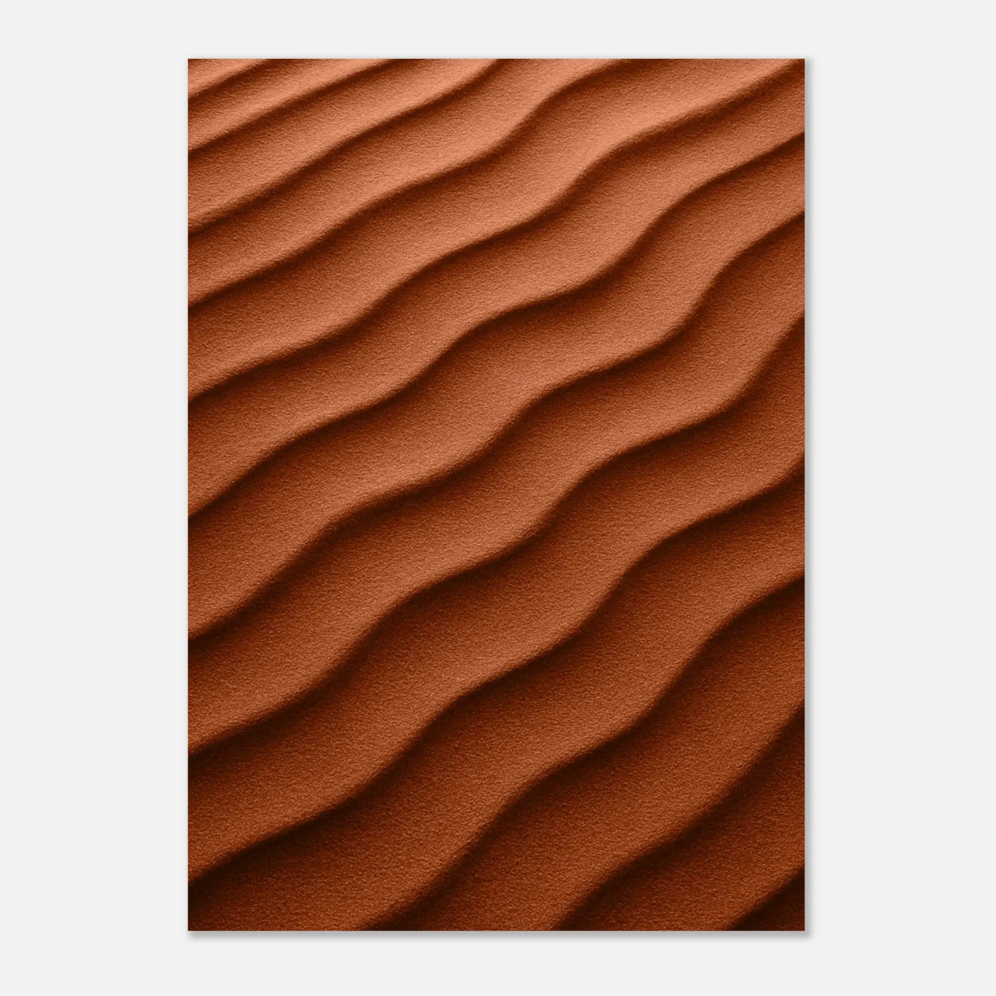 US Giclée Print Poster DUNE OF SIENNA. Fine Art Wall Art with Archival Quality. Printed, packaged, and shipped in the US. Exclusive ColorVanta design.