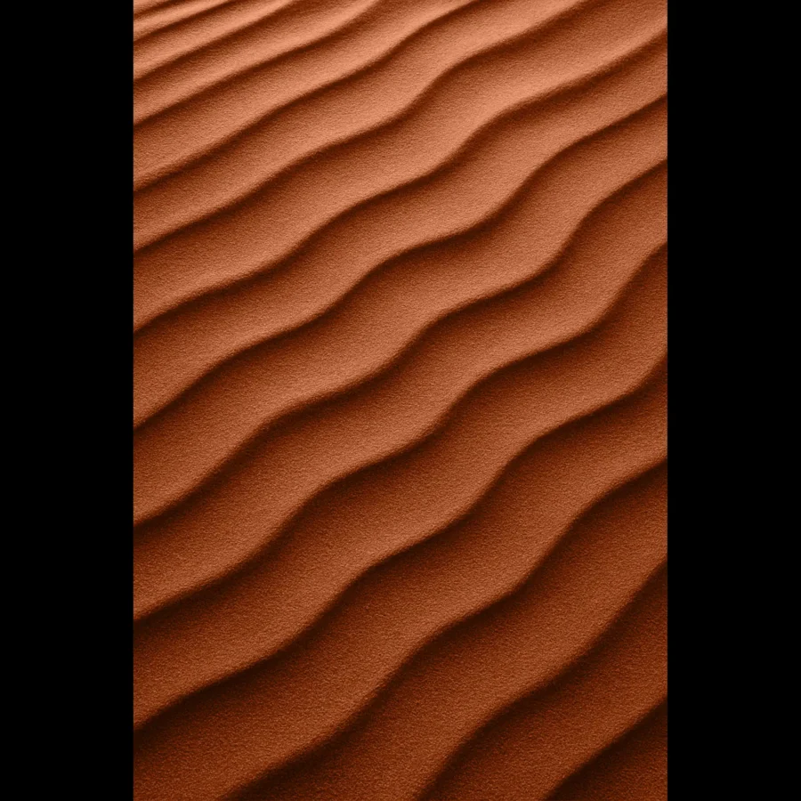 US Giclée Print Poster DUNE OF SIENNA. Fine Art Wall Art with Archival Quality. Printed, packaged, and shipped in the US. Exclusive ColorVanta design.