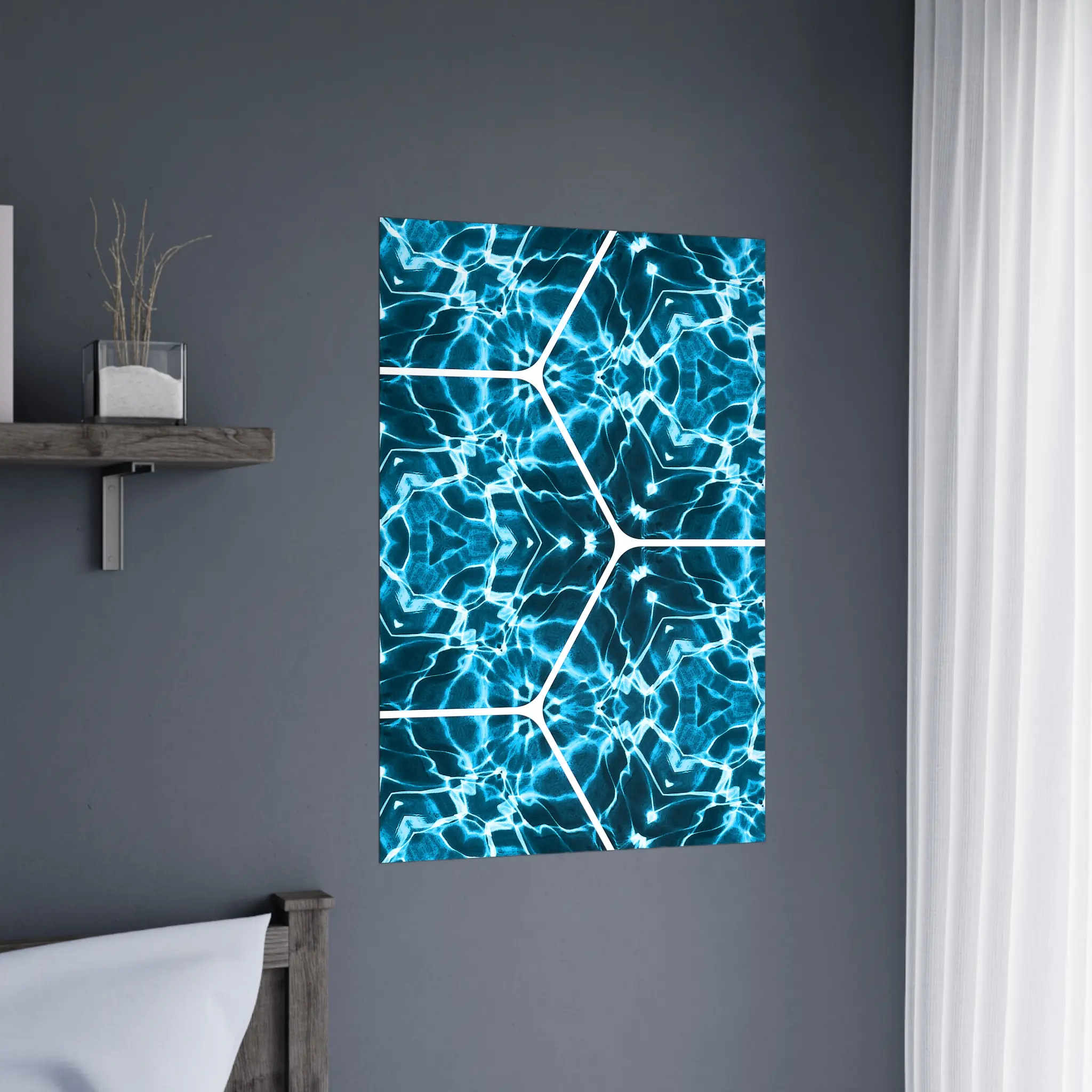 US ELECTRIC TIDE 3 US Giclée Print Poster ELECTRIC TIDE. Fine Art Wall Art with Archival Quality. Printed, packaged, and shipped in the US. Exclusive ColorVanta design.