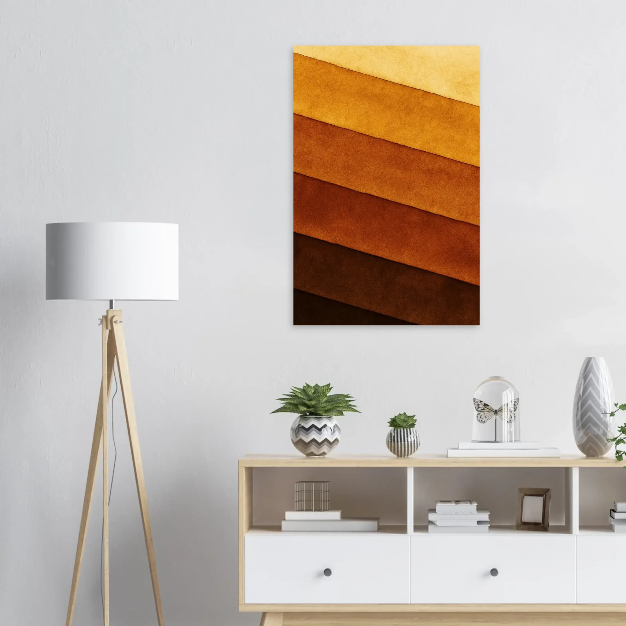 US OCHRE DEPTHS 5 US Giclée Print Poster OCHRE DEPTHS. Fine Art Wall Art with Archival Quality. Printed, packaged, and shipped in the US. Exclusive ColorVanta design.