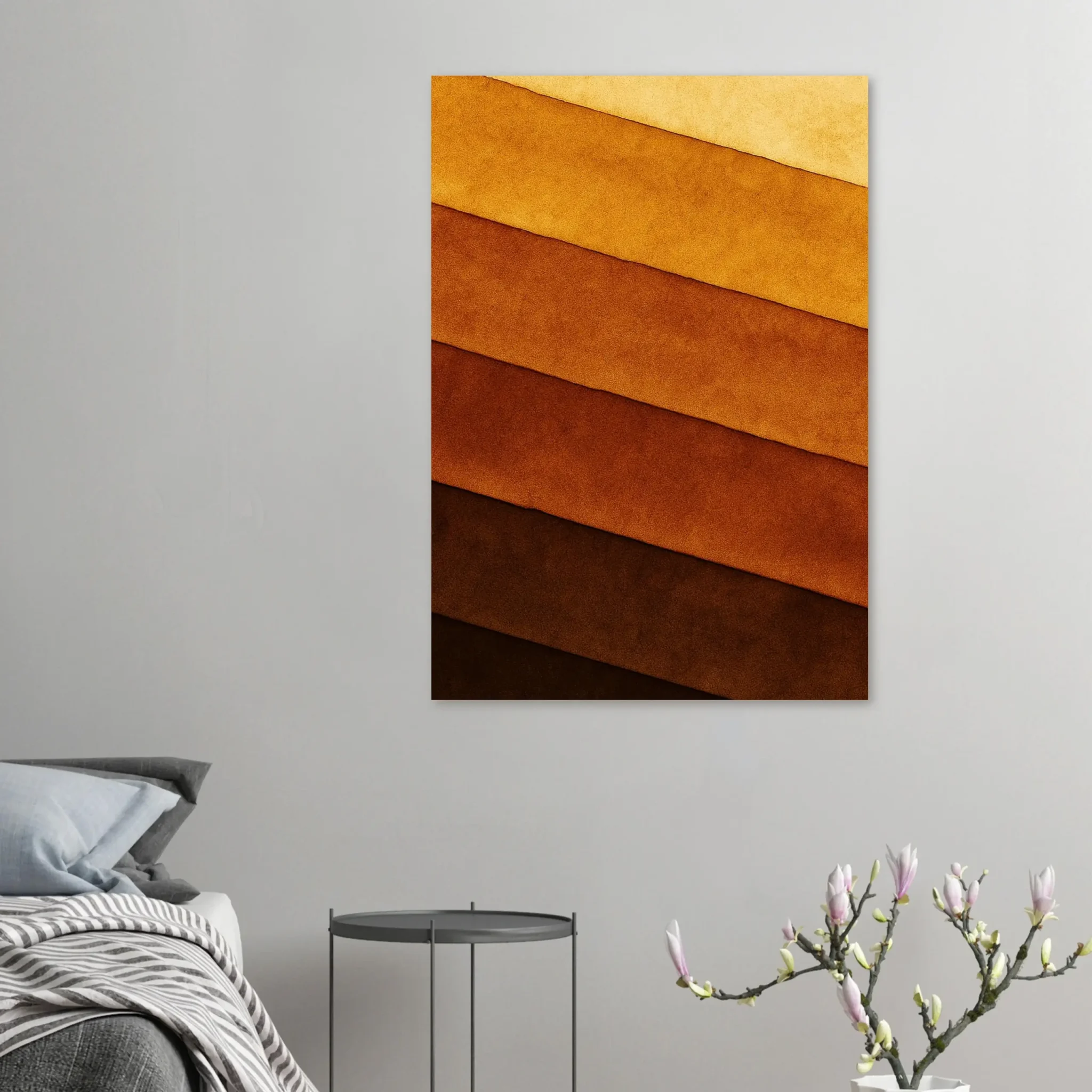 US OCHRE DEPTHS 7 US Giclée Print Poster OCHRE DEPTHS. Fine Art Wall Art with Archival Quality. Printed, packaged, and shipped in the US. Exclusive ColorVanta design.