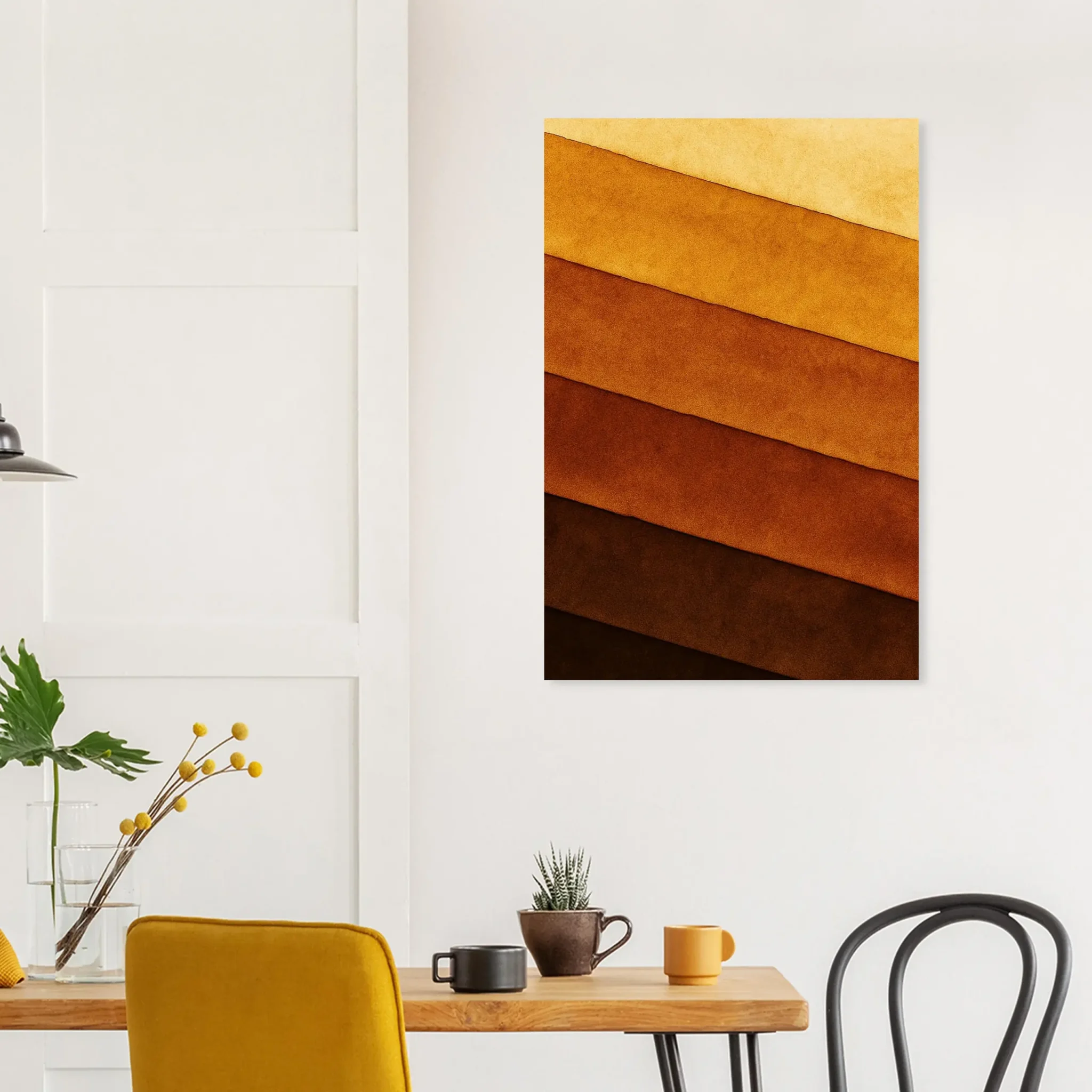 US OCHRE DEPTHS 8 US Giclée Print Poster OCHRE DEPTHS. Fine Art Wall Art with Archival Quality. Printed, packaged, and shipped in the US. Exclusive ColorVanta design.