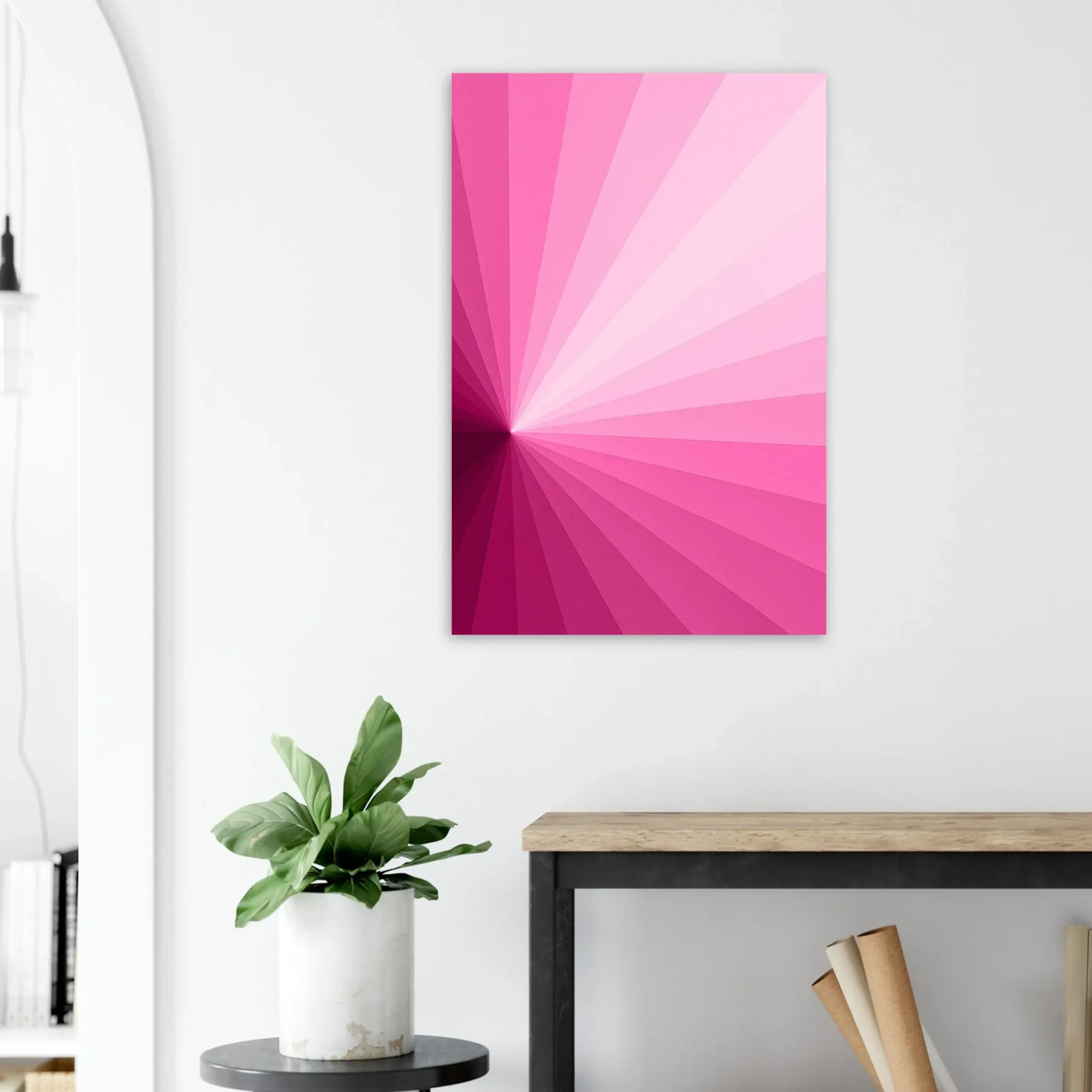 US Giclée Print Poster PINK VECTOR. Fine Art Wall Art with Archival Quality. Printed, packaged, and shipped in the US. Exclusive ColorVanta design.