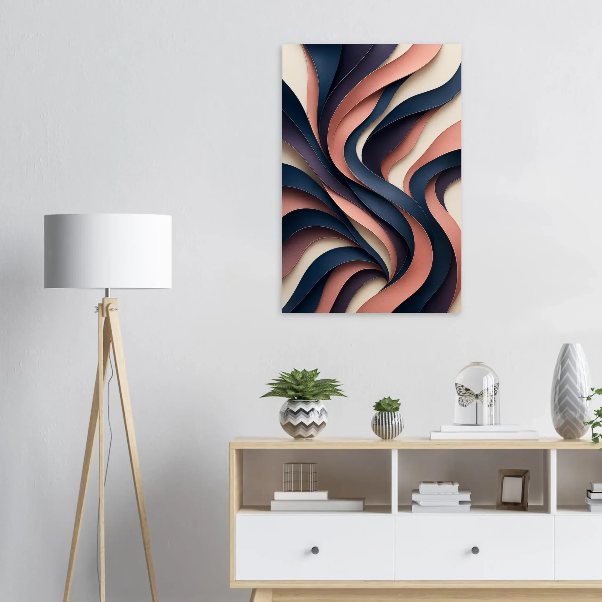 US Giclée Print Poster RIBBONS OF DUSK. Fine Art Wall Art with Archival Quality. Exclusive ColorVanta design.