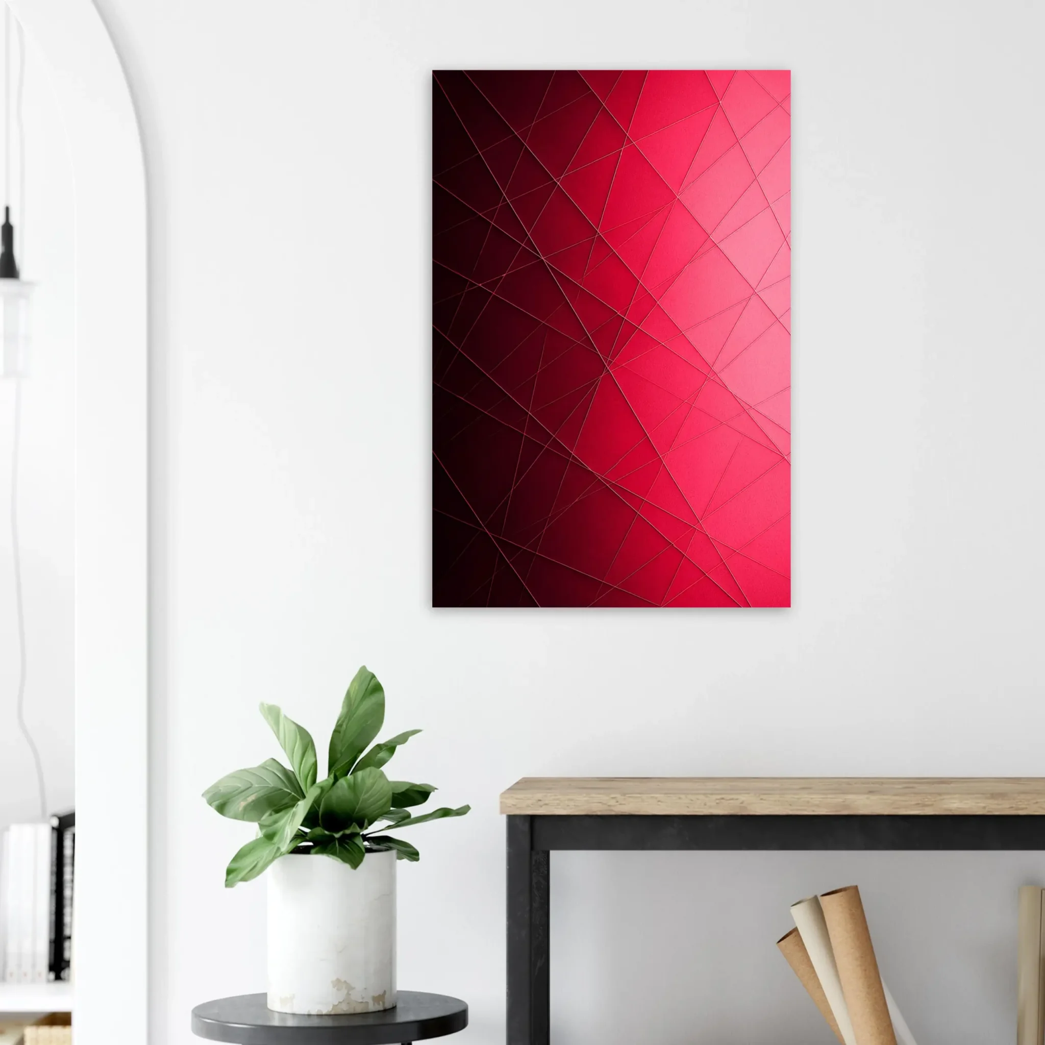 US SPECTRAL RED 6 US Giclée Print Poster SPECTRAL RED. Fine Art Wall Art with Archival Quality. Printed, packaged, and shipped in the US. Exclusive ColorVanta design.