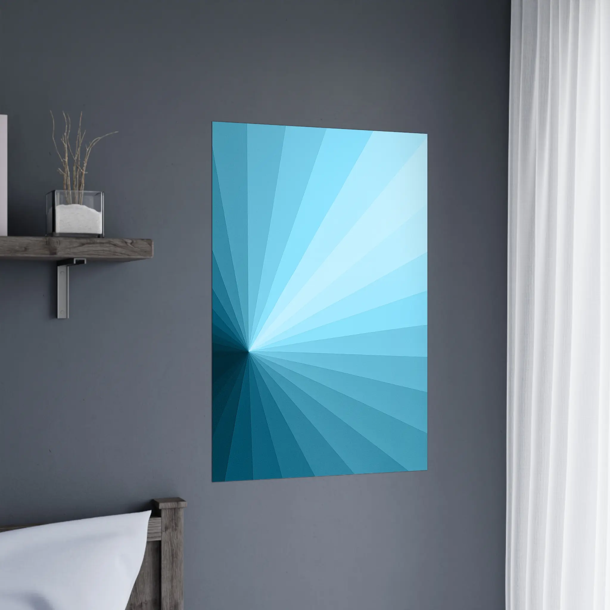 US Giclée Print Poster TIDAL VECTOR. Fine Art Wall Art with Archival Quality. Printed, packaged, and shipped in the US. ColorVanta exclusive.