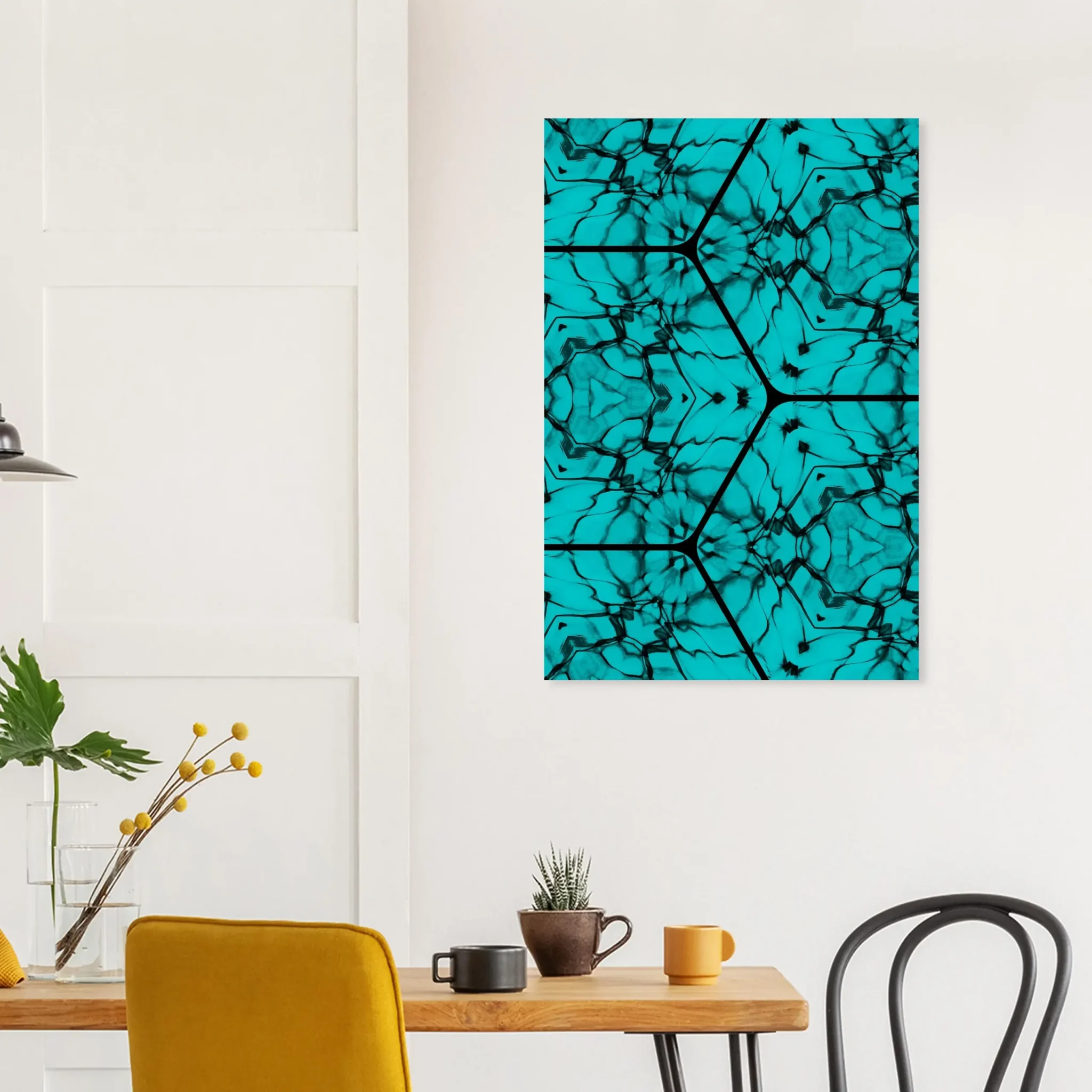 US TURQUOISE CURRENT 8 US Giclée Print Poster TURQUOISE CURRENT. Fine Art Wall Art with Archival Quality. Exclusive ColorVanta design.