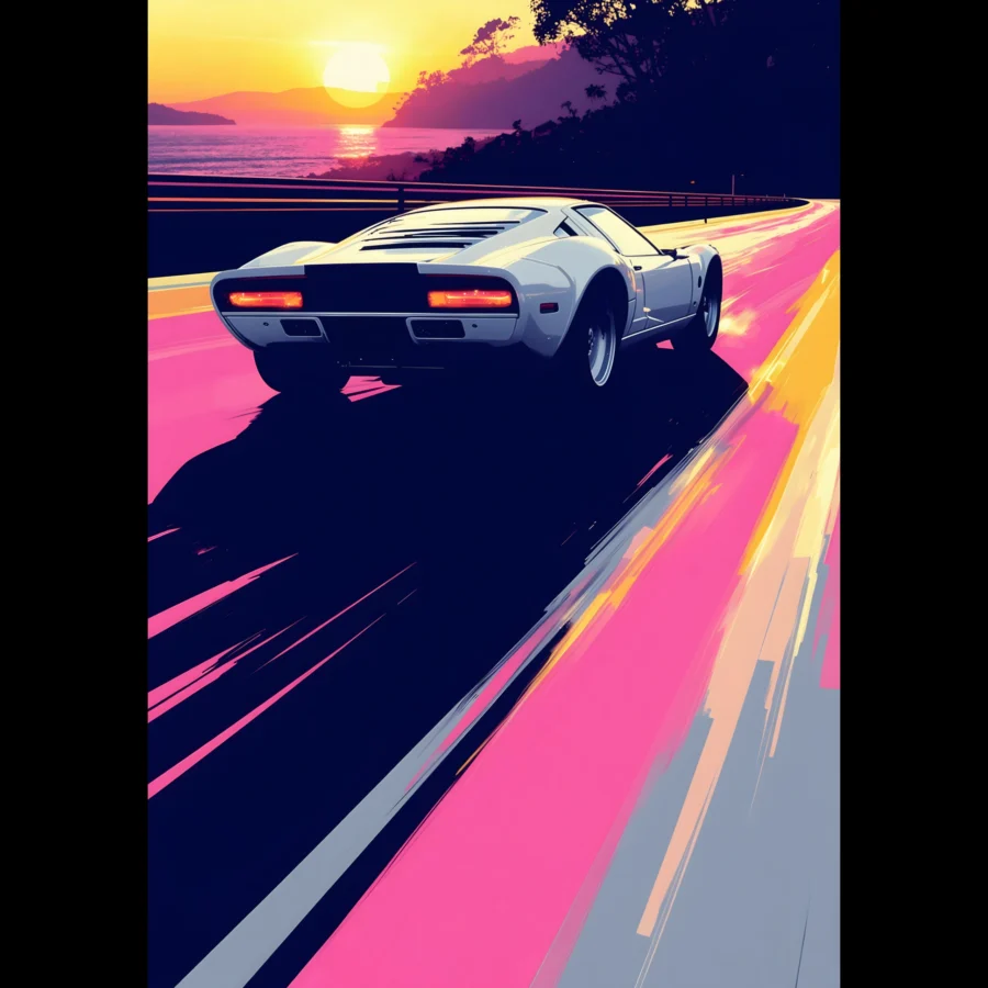 US Giclée Print Poster COLOR RUN Fine Art Wall Art with Archival Quality. Printed, packaged, and shipped within North America. Exclusive ColorVanta design.