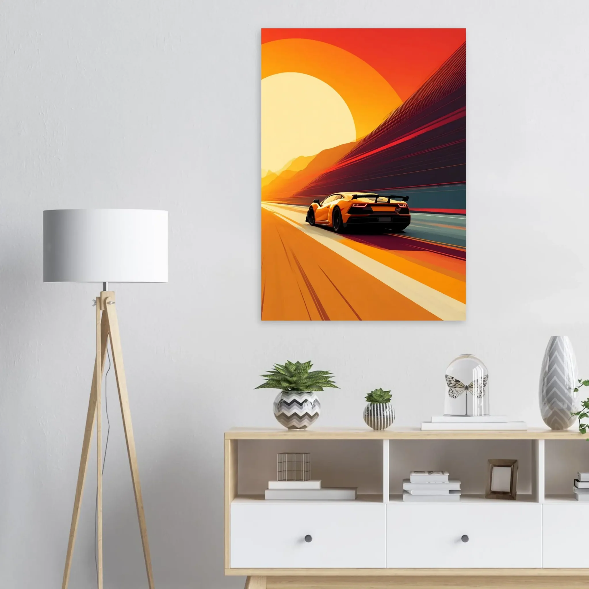US Giclée Print Poster. Fine Art Wall Art with archival quality. Printed, packaged, and shipped within North America. Exclusive ColorVanta design.