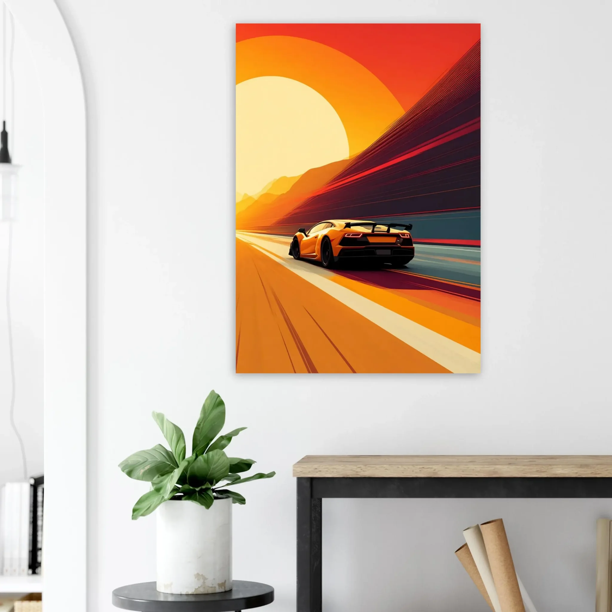 US Giclée Print Poster. Fine Art Wall Art with archival quality. Printed, packaged, and shipped within North America. Exclusive ColorVanta design.