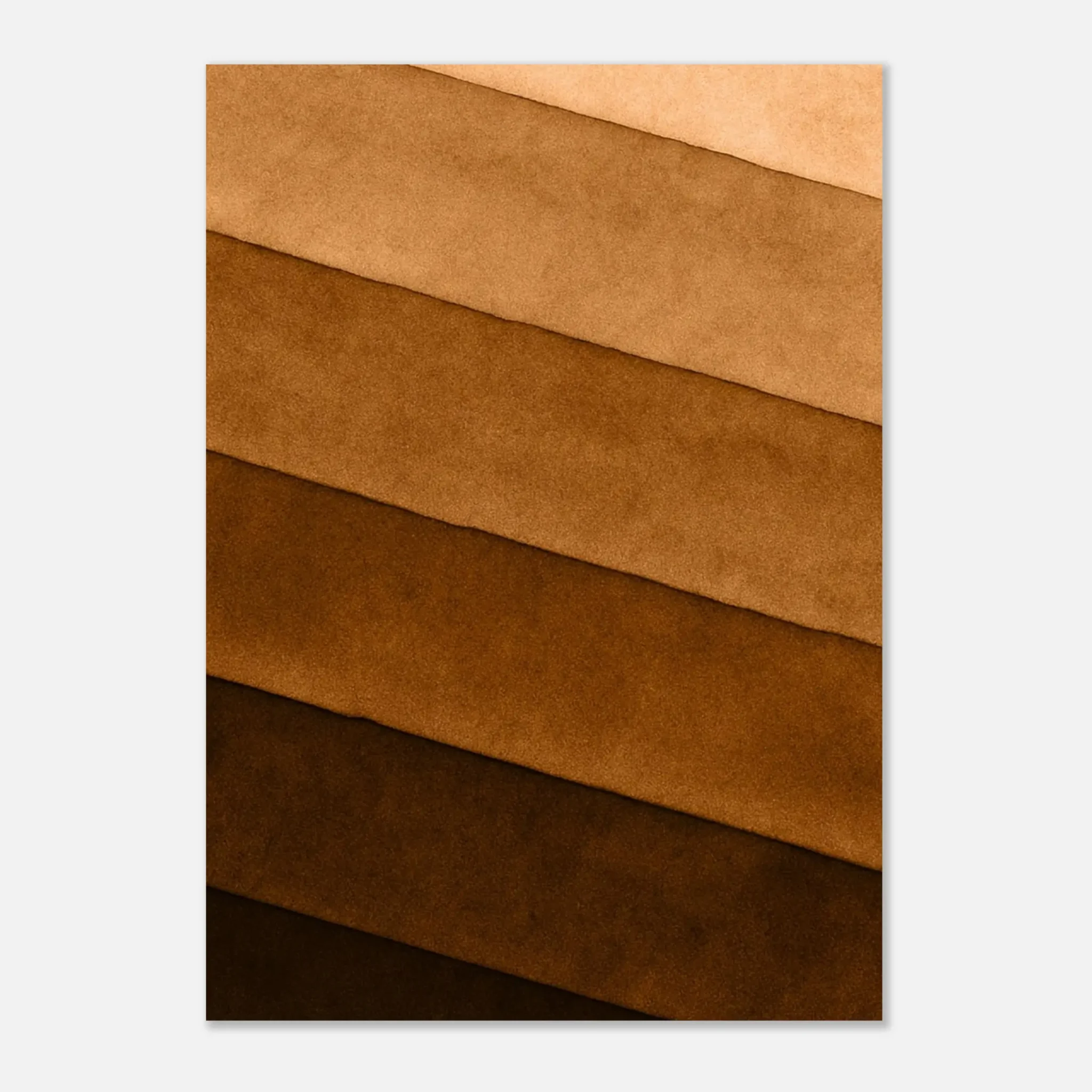 US Giclée Print Poster SOFT BRONZE LAYERS. Fine Art Wall Art with Archival Quality. Printed, packaged, and shipped within North America. ColorVanta exclusive.