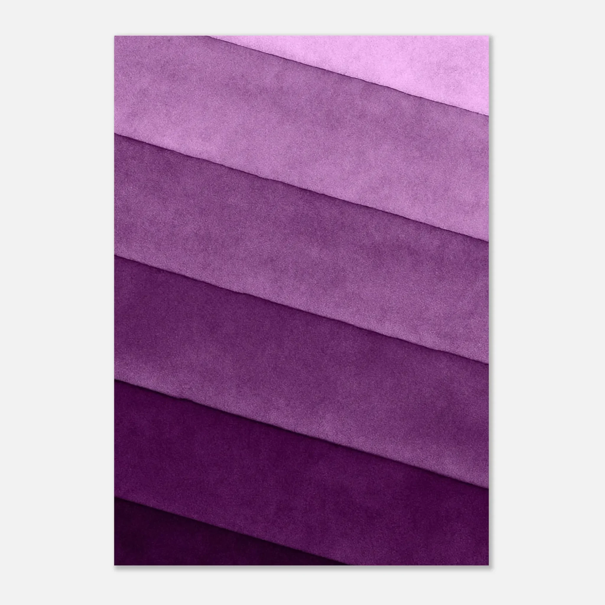 US Giclée Print Poster SOFT PLUM LAYERS. Fine Art Wall Art with Archival Quality. Printed, packaged, and shipped within North America. ColorVanta exclusive.