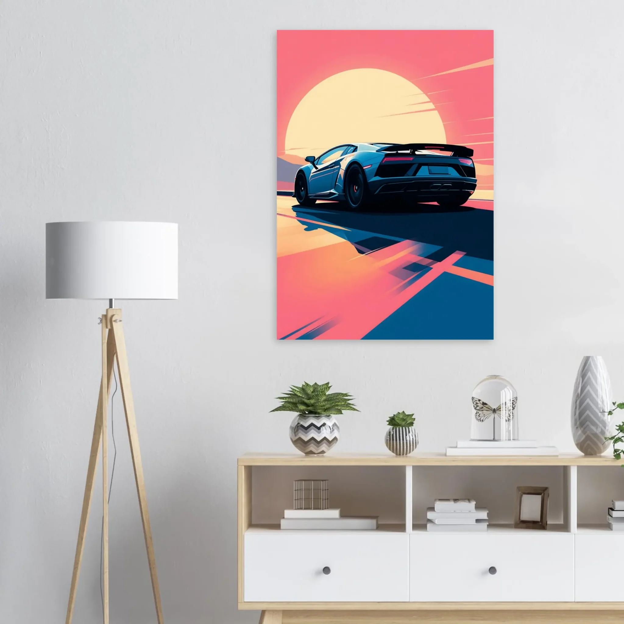 US Giclée Print Poster STEADY COURSE. Fine Art Wall Art with Archival Quality. Printed, packaged, and shipped within North America. Exclusive ColorVanta design.