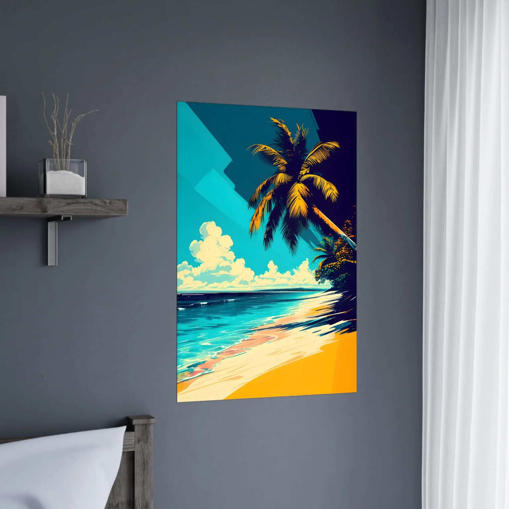 US Giclée Print Poster SUNLIT. Fine Art Wall Art with Archival Quality. Printed, packaged, and shipped within North America. ColorVanta exclusive.