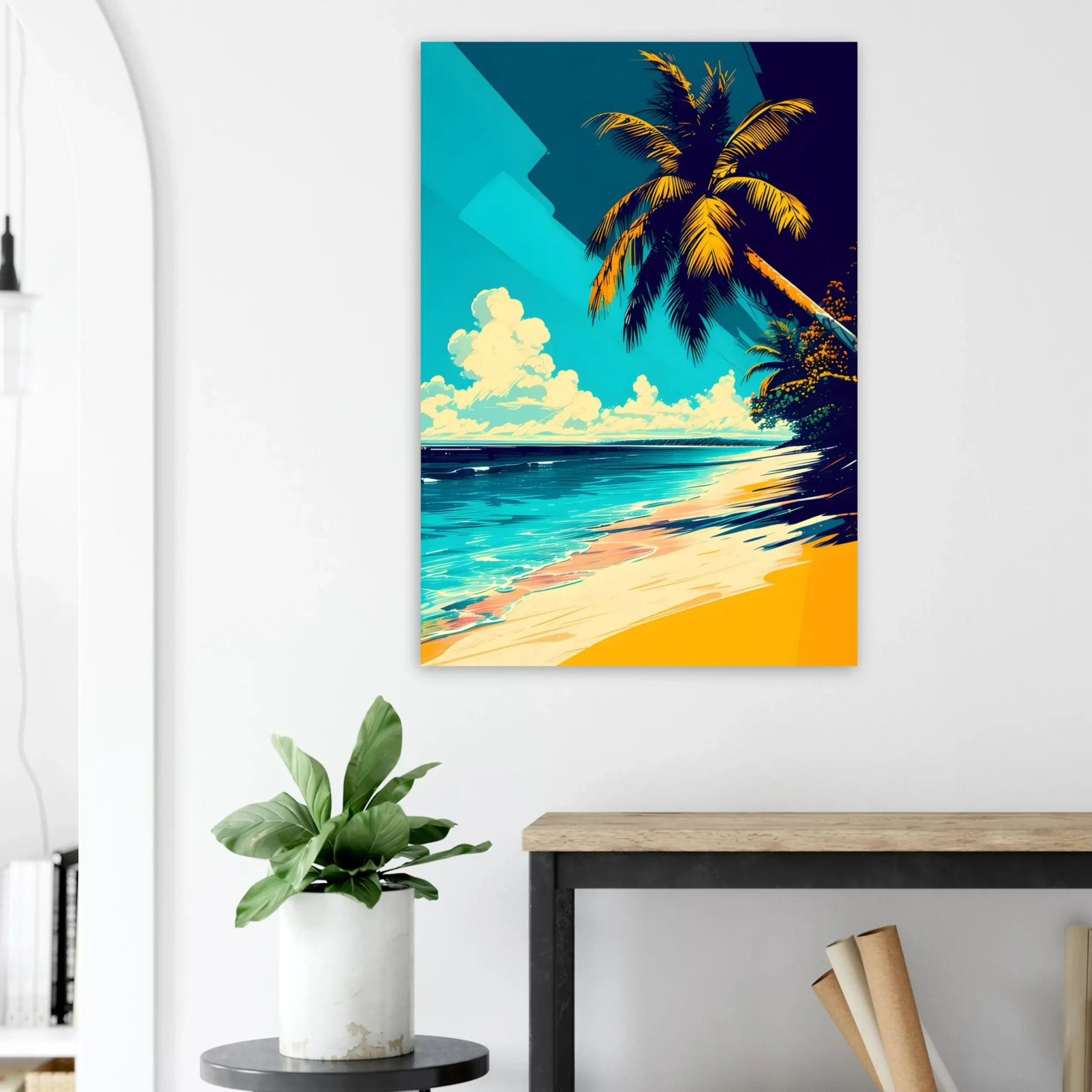 US Giclée Print Poster SUNLIT. Fine Art Wall Art with Archival Quality. Printed, packaged, and shipped within North America. ColorVanta exclusive.