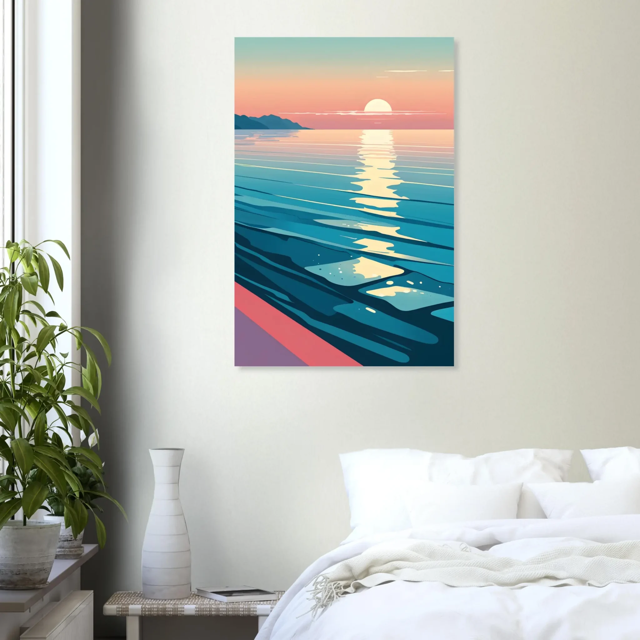 US Giclée Print Poster GOLDEN ALIGNMENT. Fine Art Wall Art with Archival Quality. Printed, packaged, and shipped within North America. Exclusive ColorVanta design.