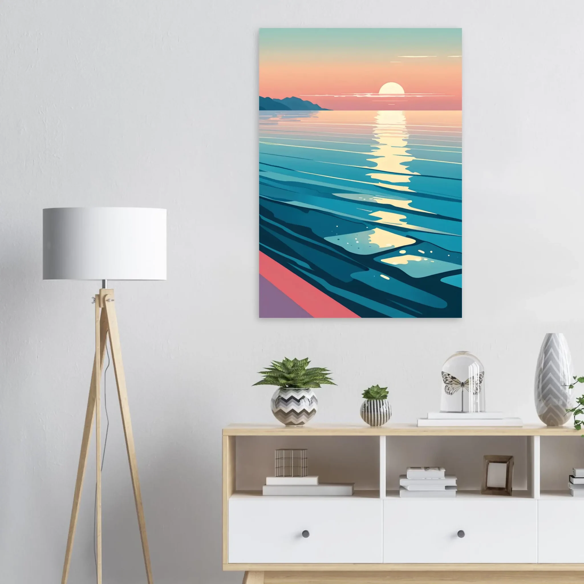US Giclée Print Poster GOLDEN ALIGNMENT. Fine Art Wall Art with Archival Quality. Printed, packaged, and shipped within North America. Exclusive ColorVanta design.