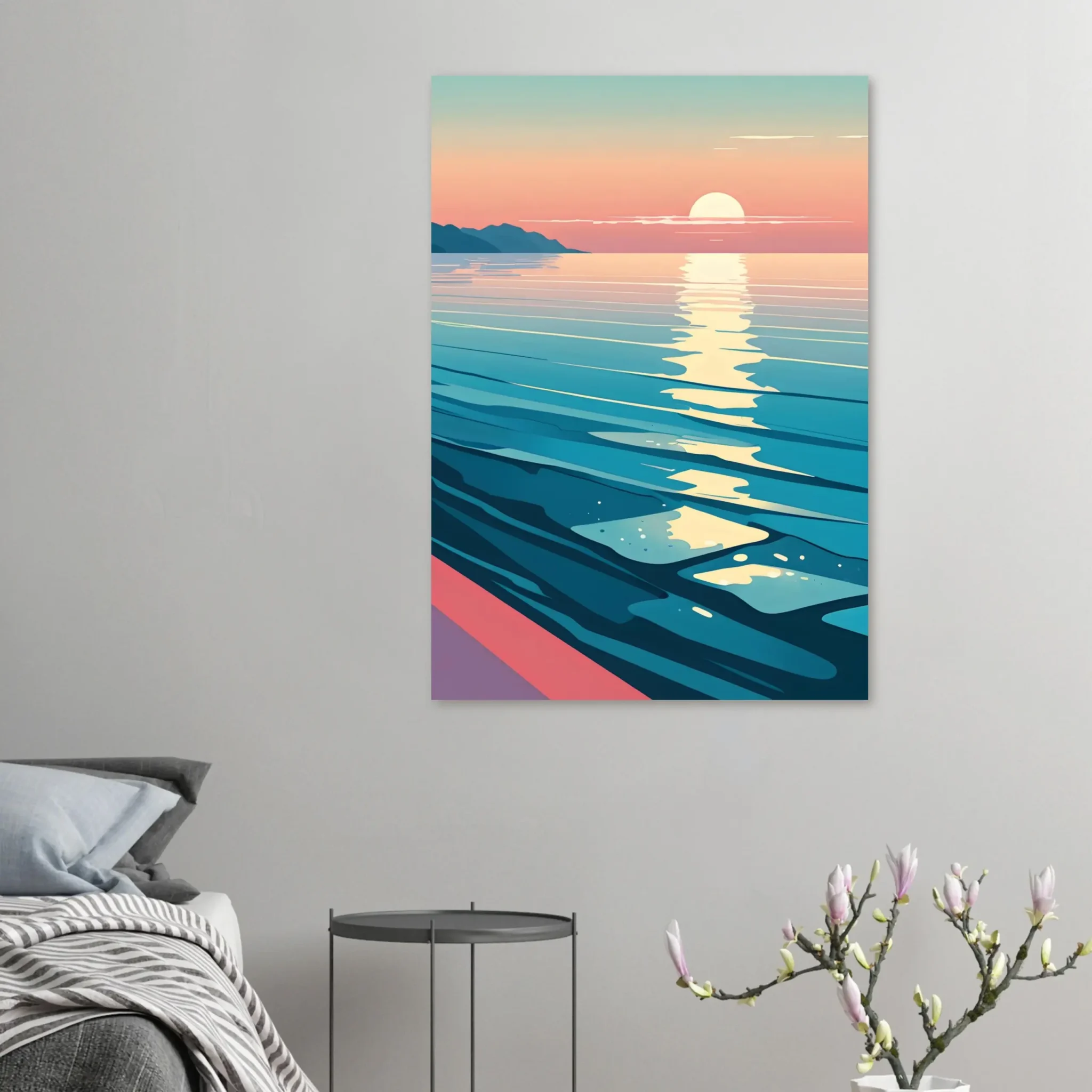 US Giclée Print Poster GOLDEN ALIGNMENT. Fine Art Wall Art with Archival Quality. Printed, packaged, and shipped within North America. Exclusive ColorVanta design.