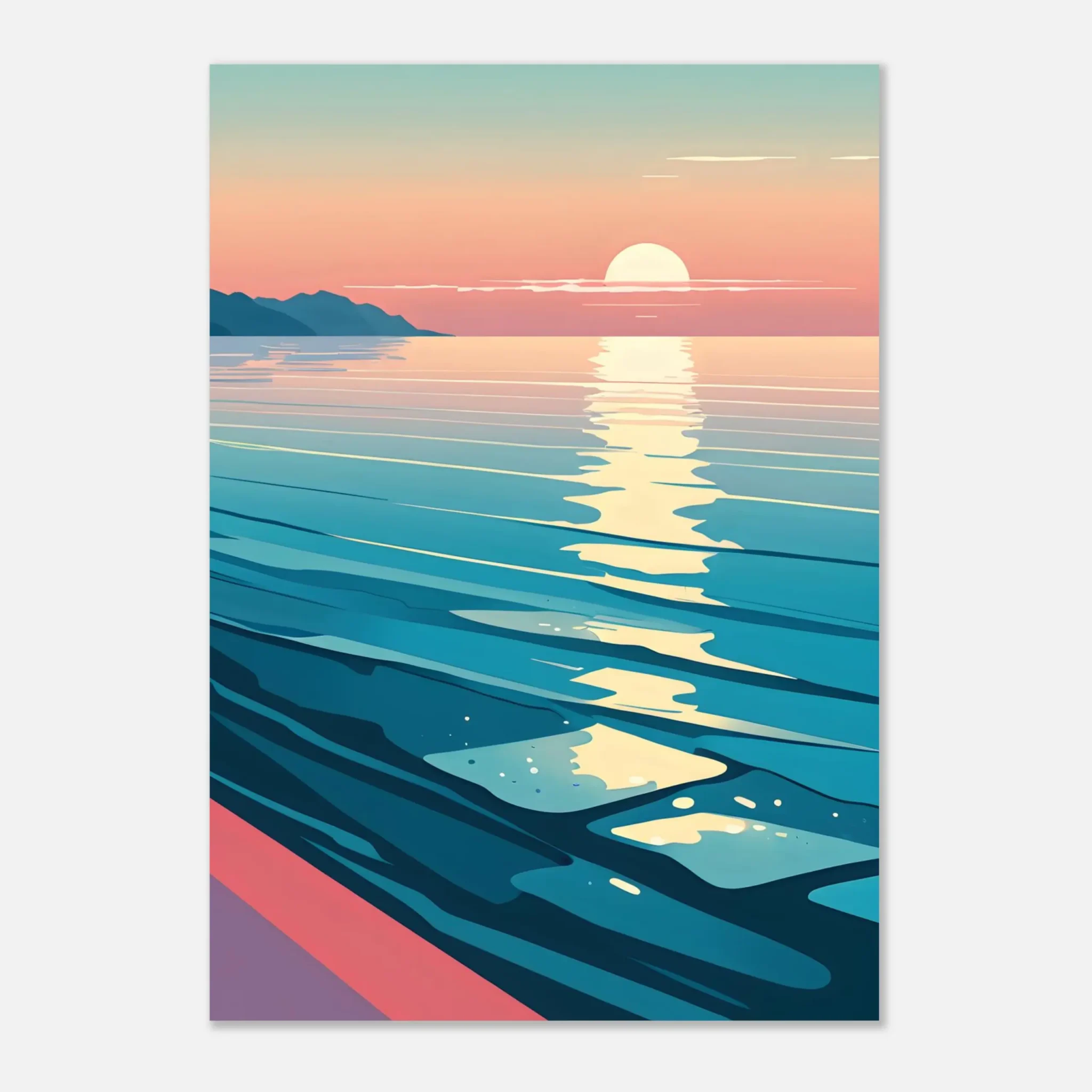 US Giclée Print Poster GOLDEN ALIGNMENT. Fine Art Wall Art with Archival Quality. Printed, packaged, and shipped within North America. Exclusive ColorVanta design.
