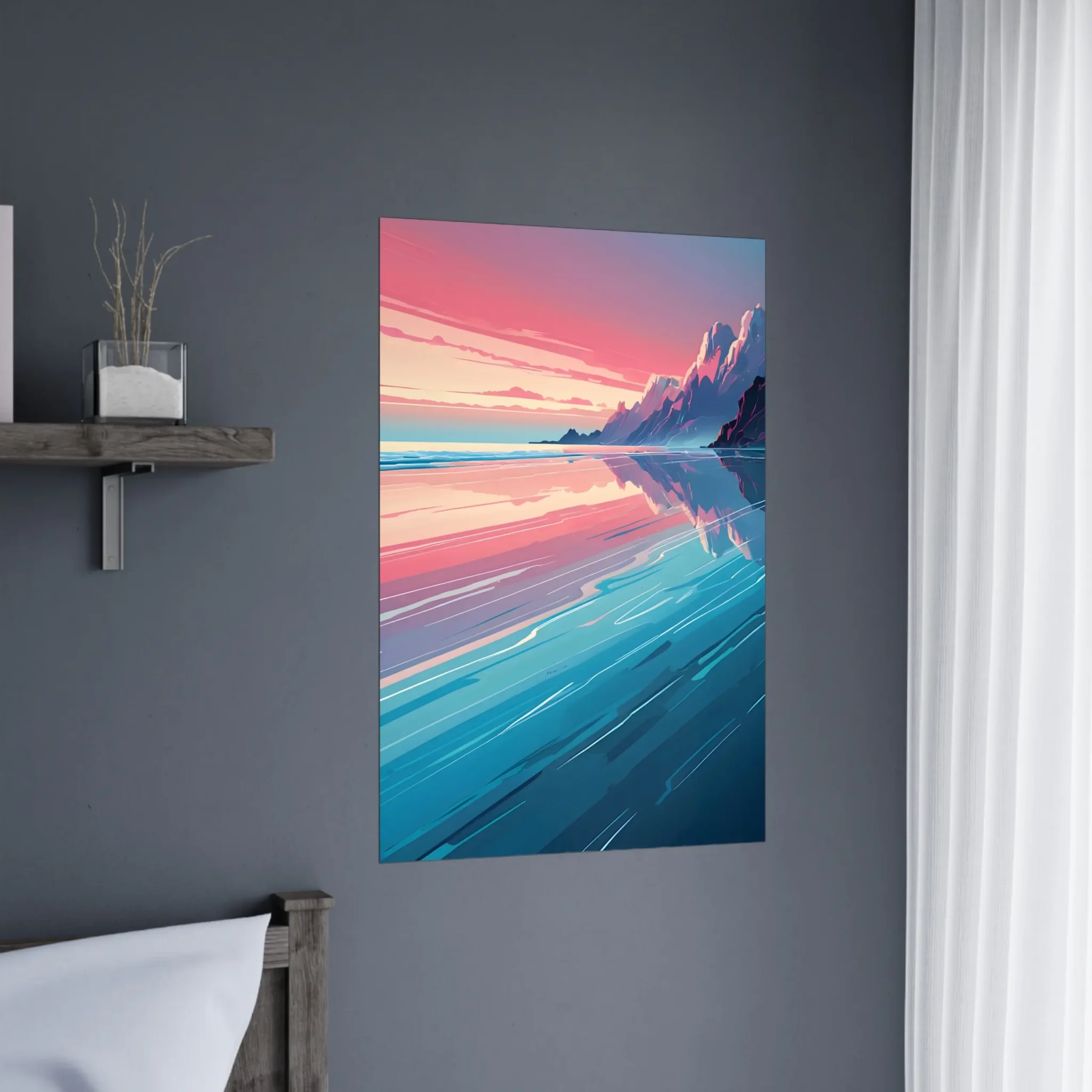 US Giclée Print Poster HORIZON DRIFT. Fine Art Wall Art with Archival Quality. Printed, packaged, and shipped within North America. Exclusive ColorVanta design.