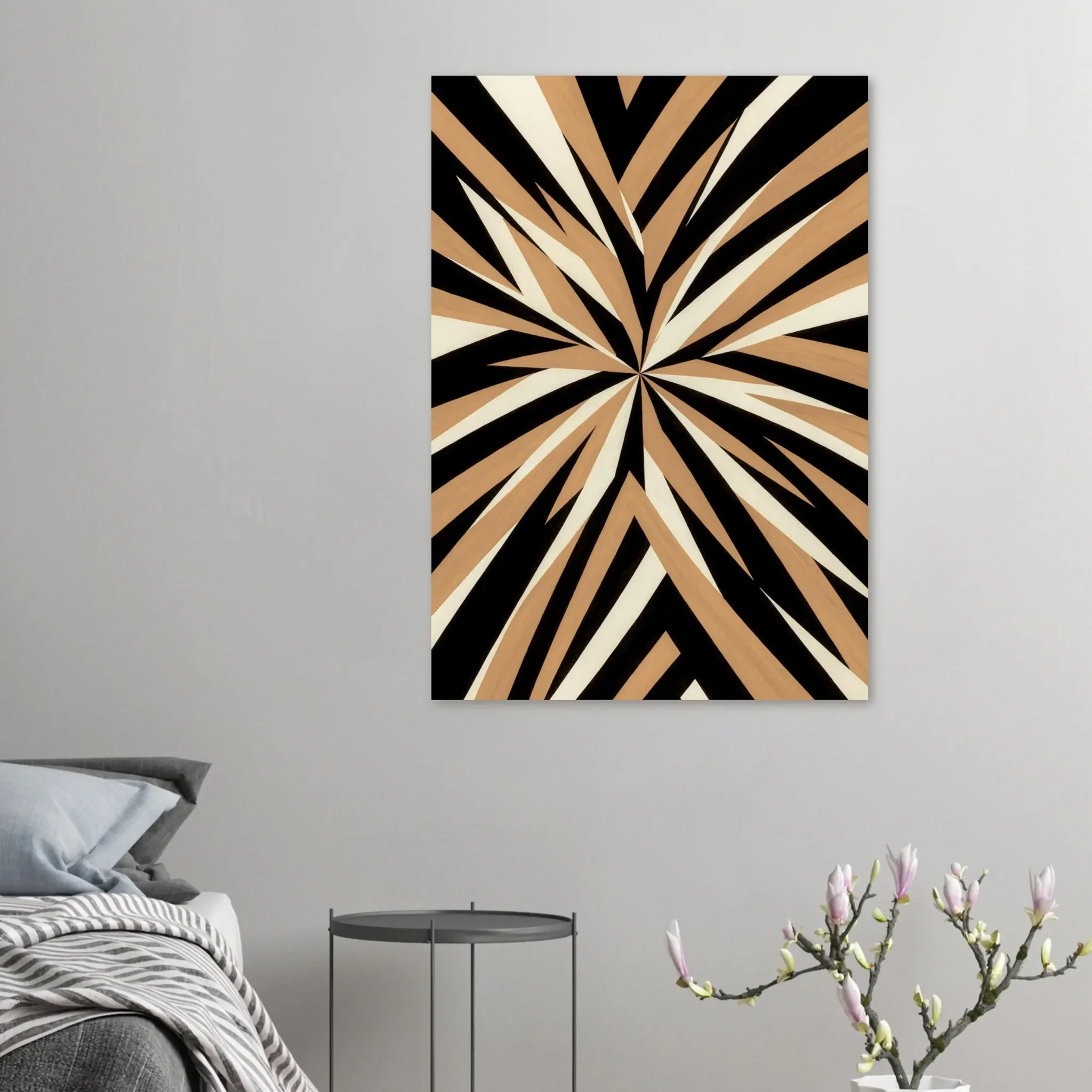 US Giclée Print Poster COPPER BRONZE RADIANCE. Fine Art Wall Art with Archival Quality. Printed, packaged, and shipped within North America. Exclusive ColorVanta design.