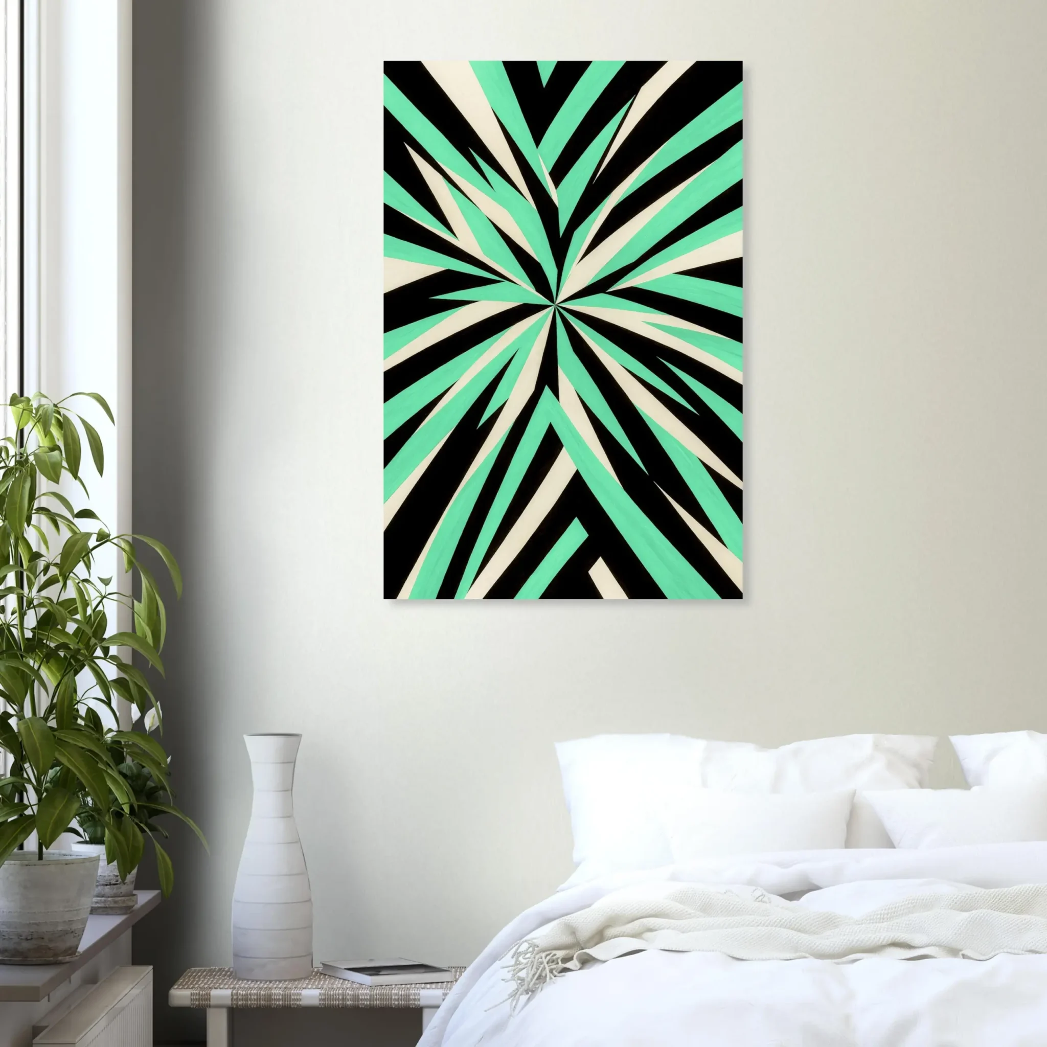 US EMERALD LIGHT 2 US Giclée Print Poster EMERALD LIGHT. Fine Art Wall Art with Archival Quality. Printed, packaged, and shipped within North America. Exclusive ColorVanta design.