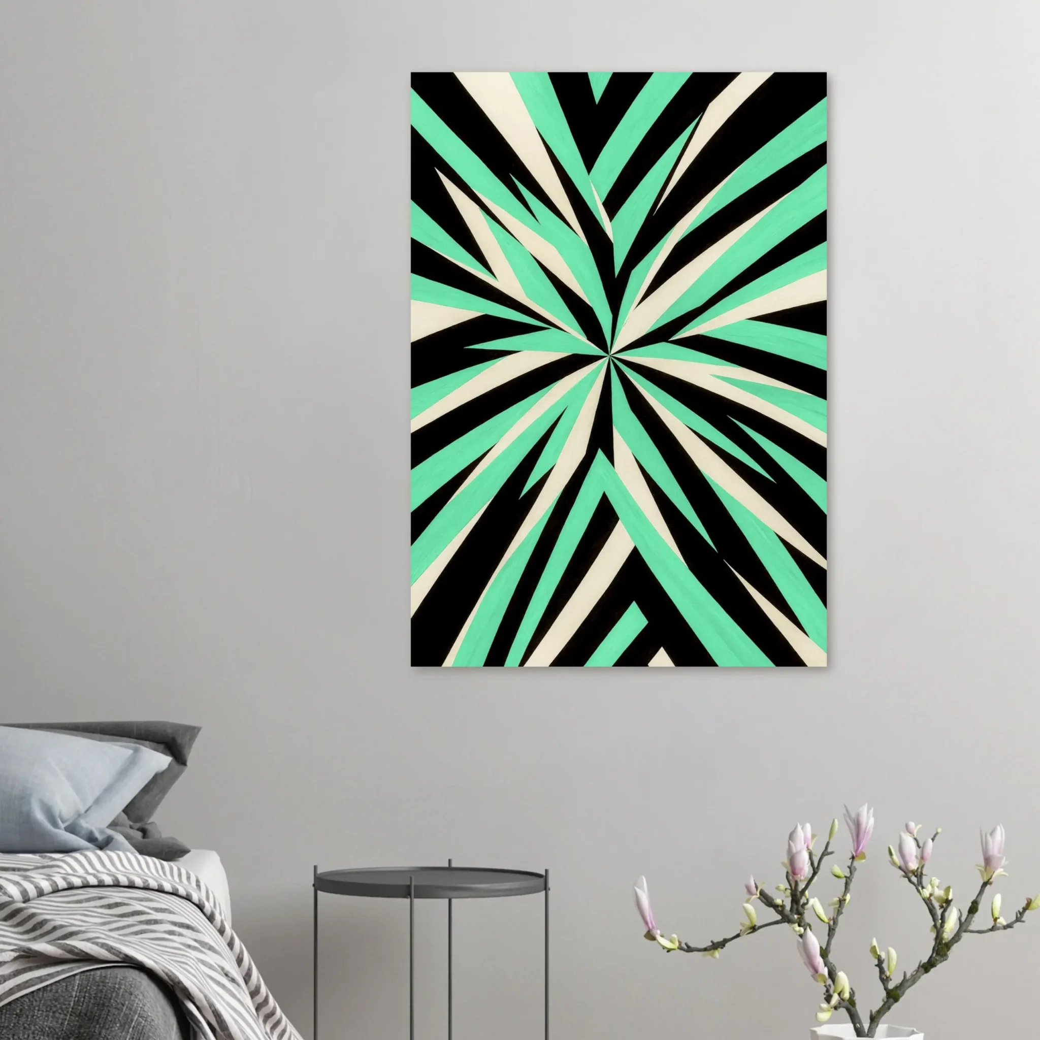 US EMERALD LIGHT 5 US Giclée Print Poster EMERALD LIGHT. Fine Art Wall Art with Archival Quality. Printed, packaged, and shipped within North America. Exclusive ColorVanta design.