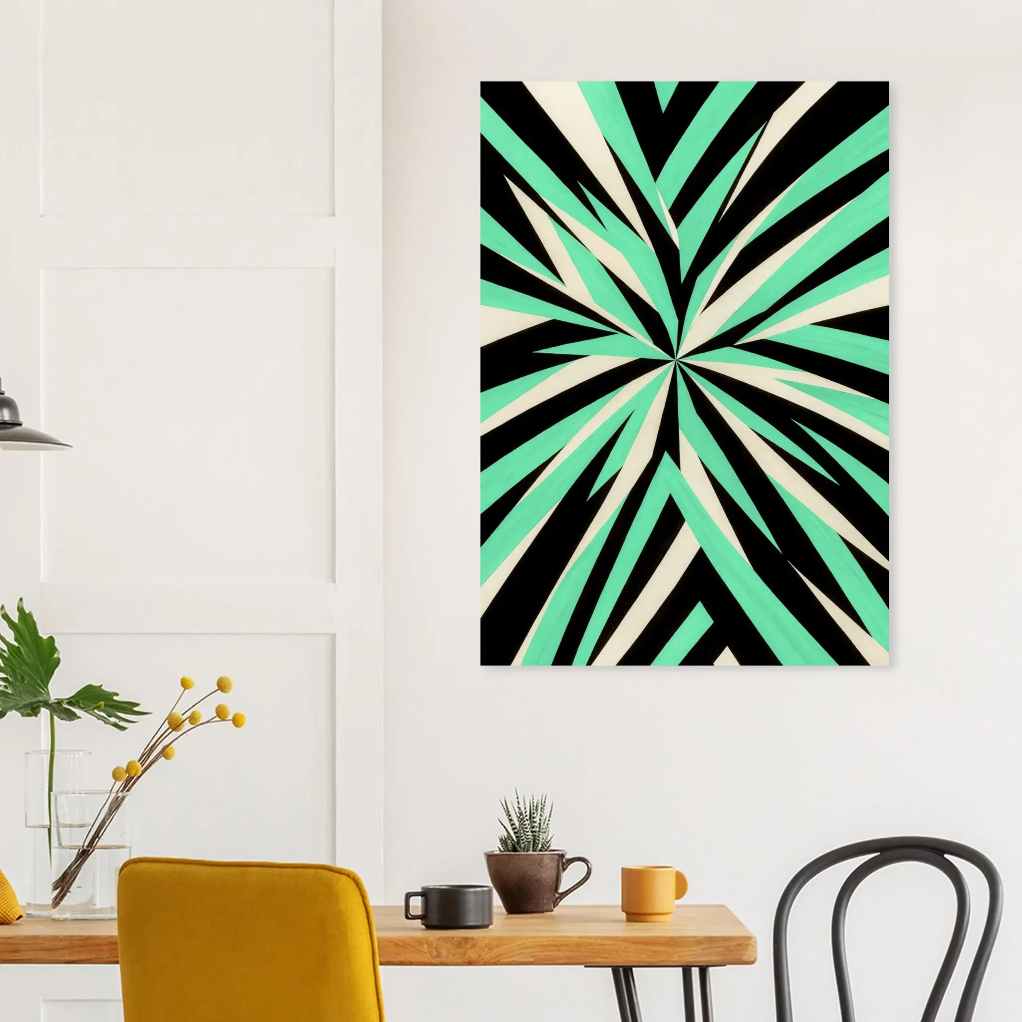 US EMERALD LIGHT 6 US Giclée Print Poster EMERALD LIGHT. Fine Art Wall Art with Archival Quality. Printed, packaged, and shipped within North America. Exclusive ColorVanta design.