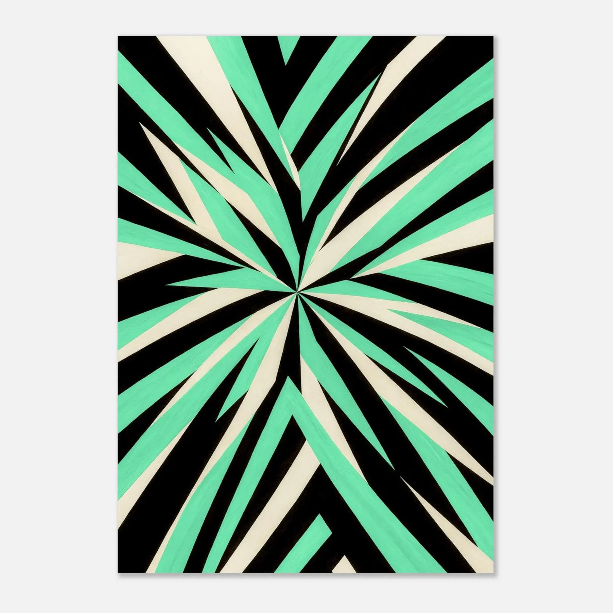 US EMERALD LIGHT 8 US Giclée Print Poster EMERALD LIGHT. Fine Art Wall Art with Archival Quality. Printed, packaged, and shipped within North America. Exclusive ColorVanta design.